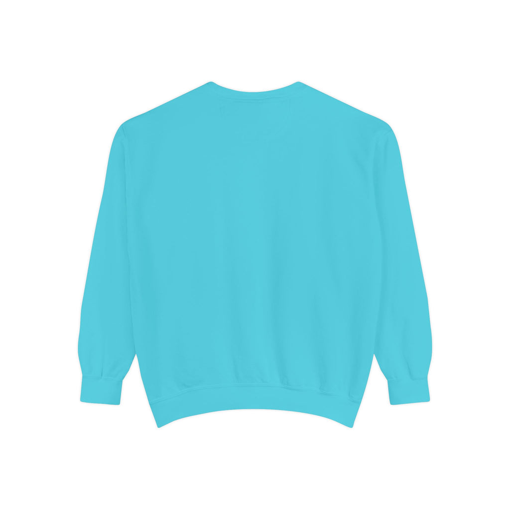 Nurse Face Sweatshirt — Pink Caduceus Retro Graphic Crewneck