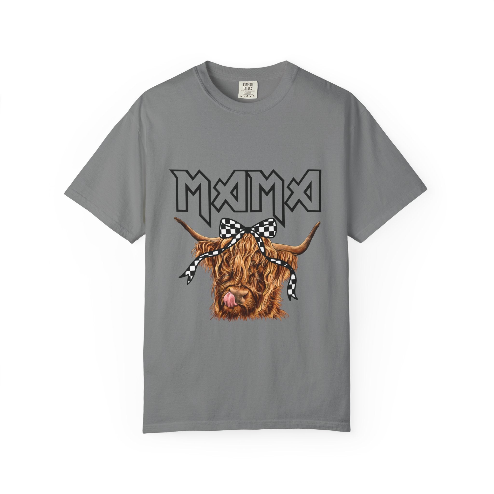 Mama Highland Cow T-Shirt — Cute Cow Mom Graphic Tee