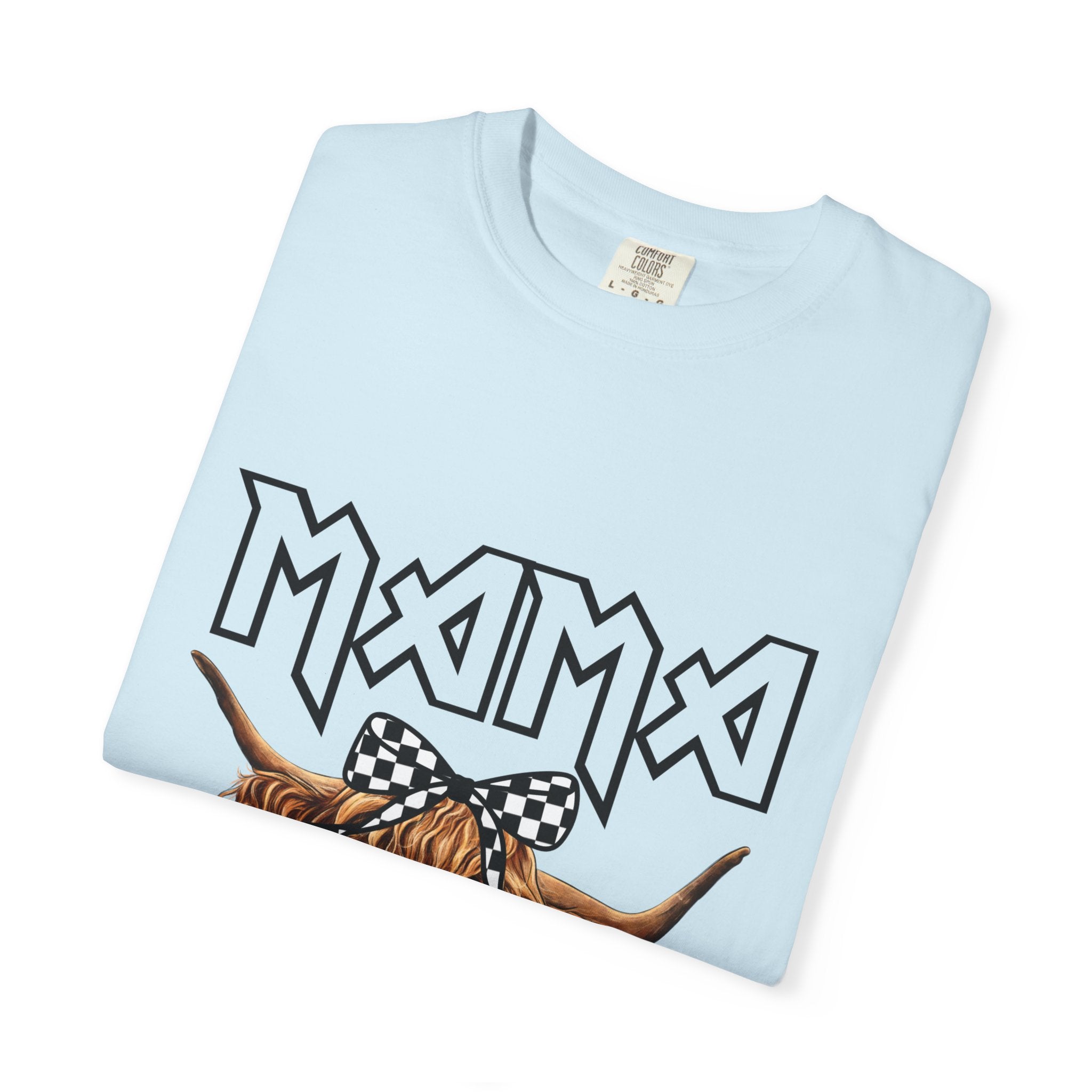 Mama Highland Cow T-Shirt — Cute Cow Mom Graphic Tee
