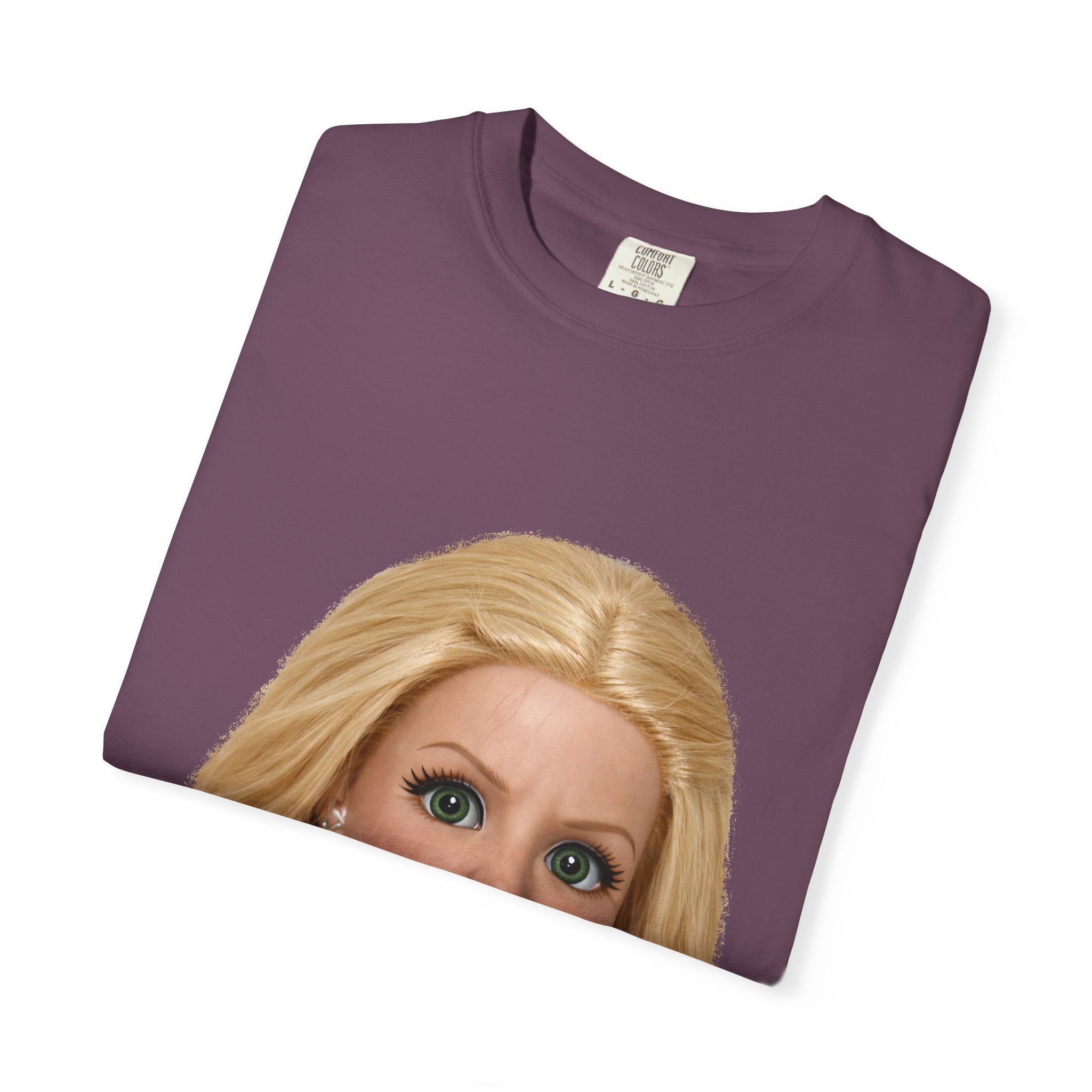 Funny Barbie Face Tee — Sassy Doll Expression Graphic T-Shirt