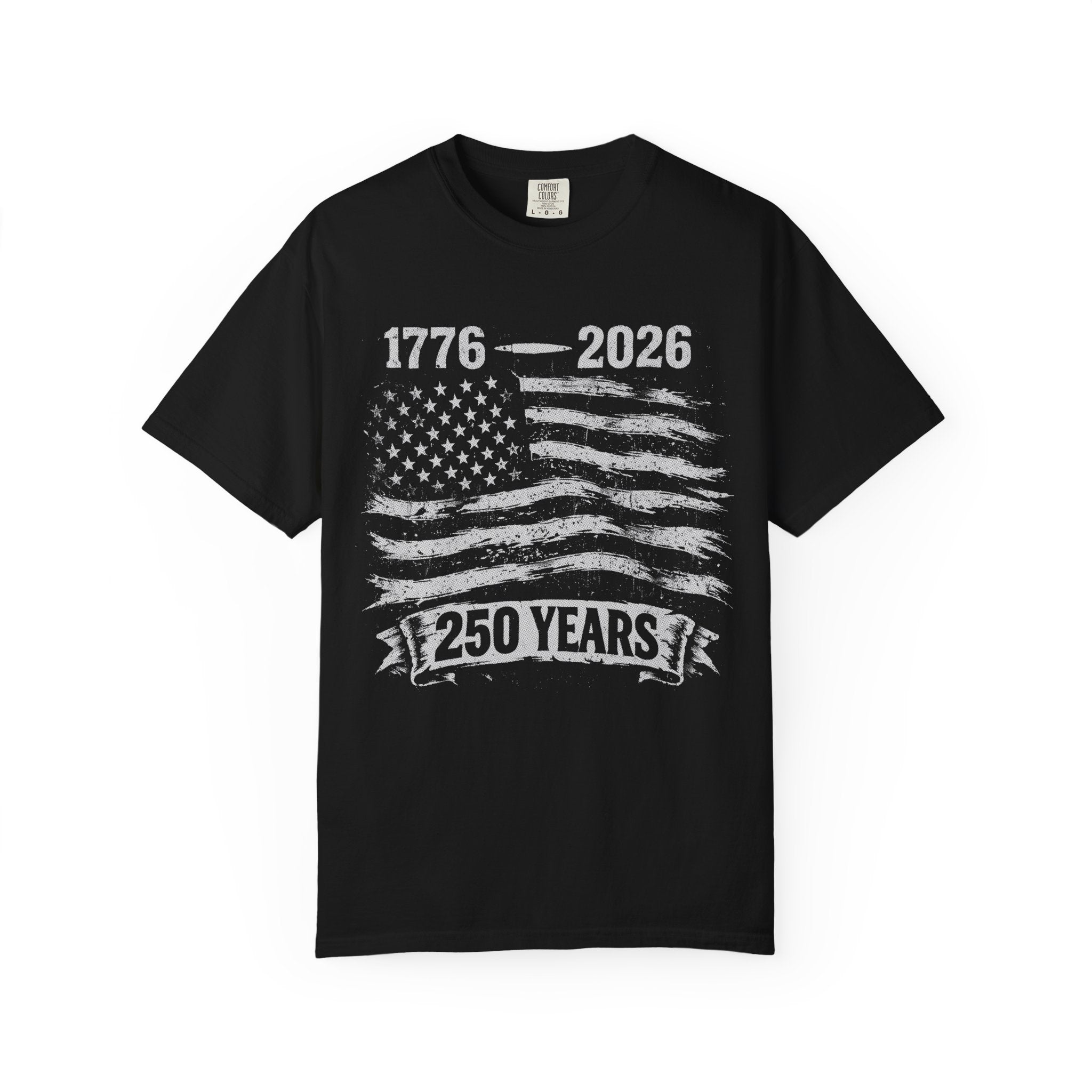 Distressed American Flag T-Shirt — Vintage Patriotic Tee