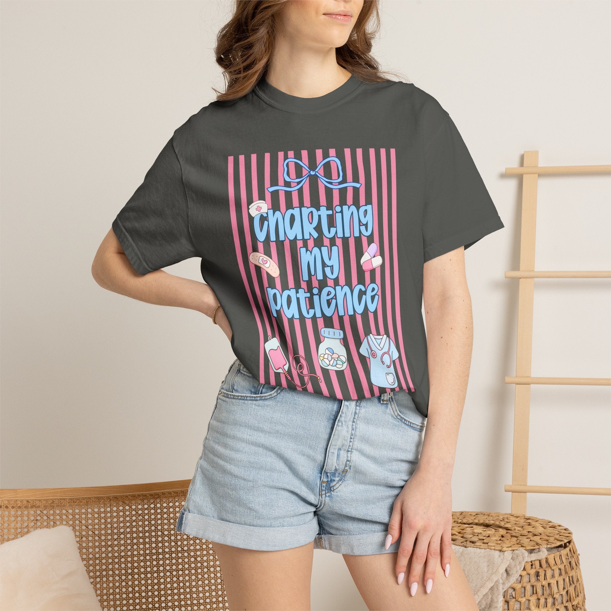 Chasing My Patience Baby Announcement Tee