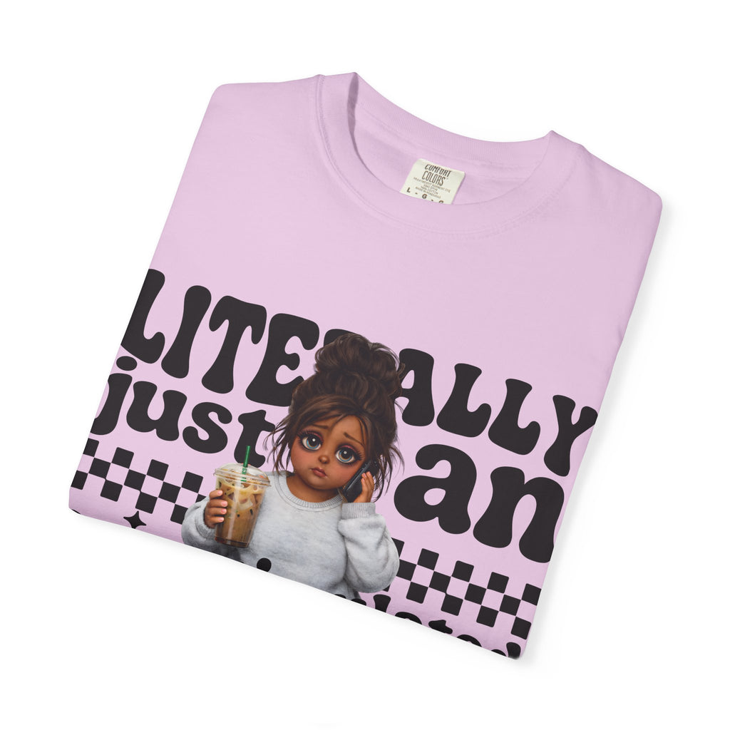 "Literally Justan Overstimulated Mama" Cute Baby Graphic Tee