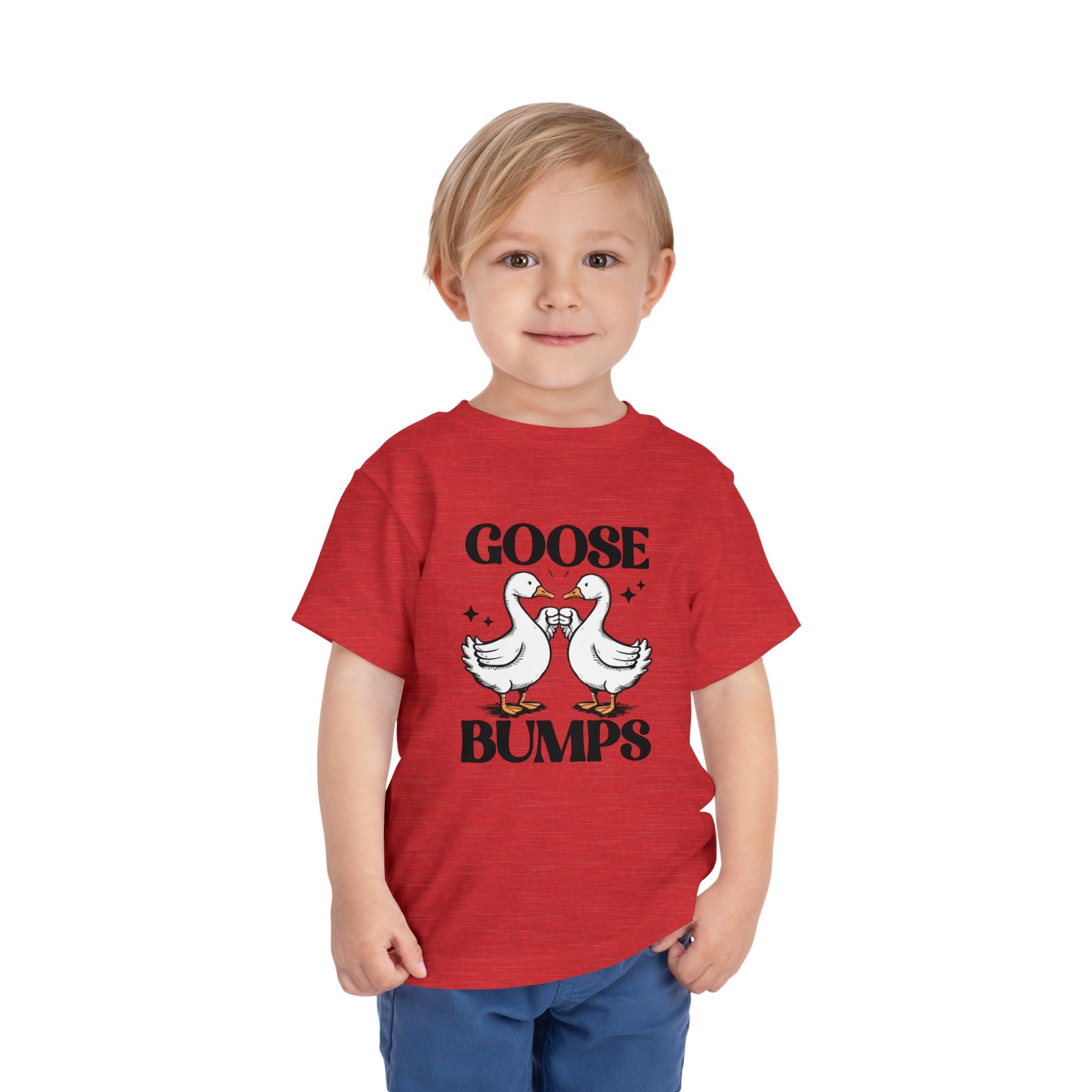 Goose Bumps Toddler Tee — Cute Matching Kids Shirt