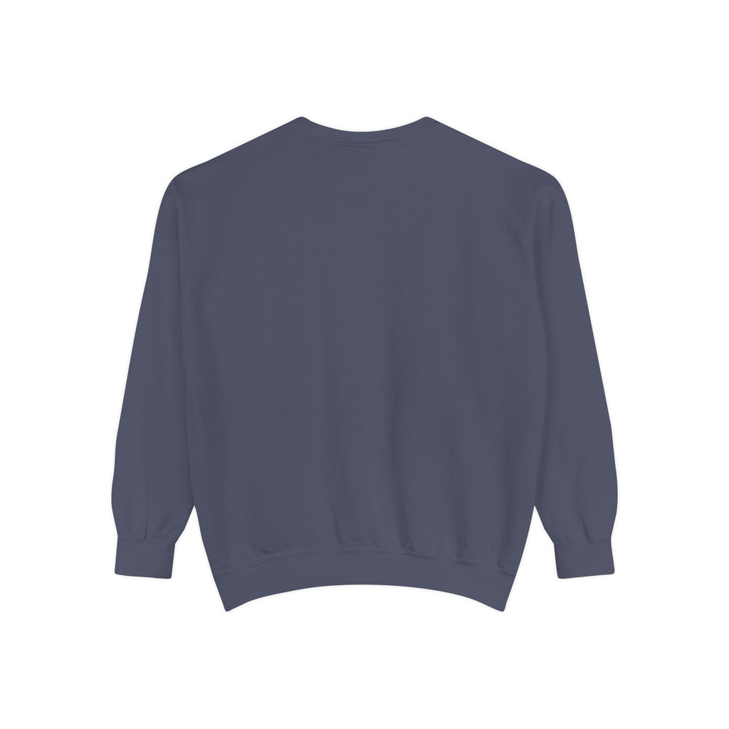 Nurse Face Sweatshirt — Pink Caduceus Retro Graphic Crewneck