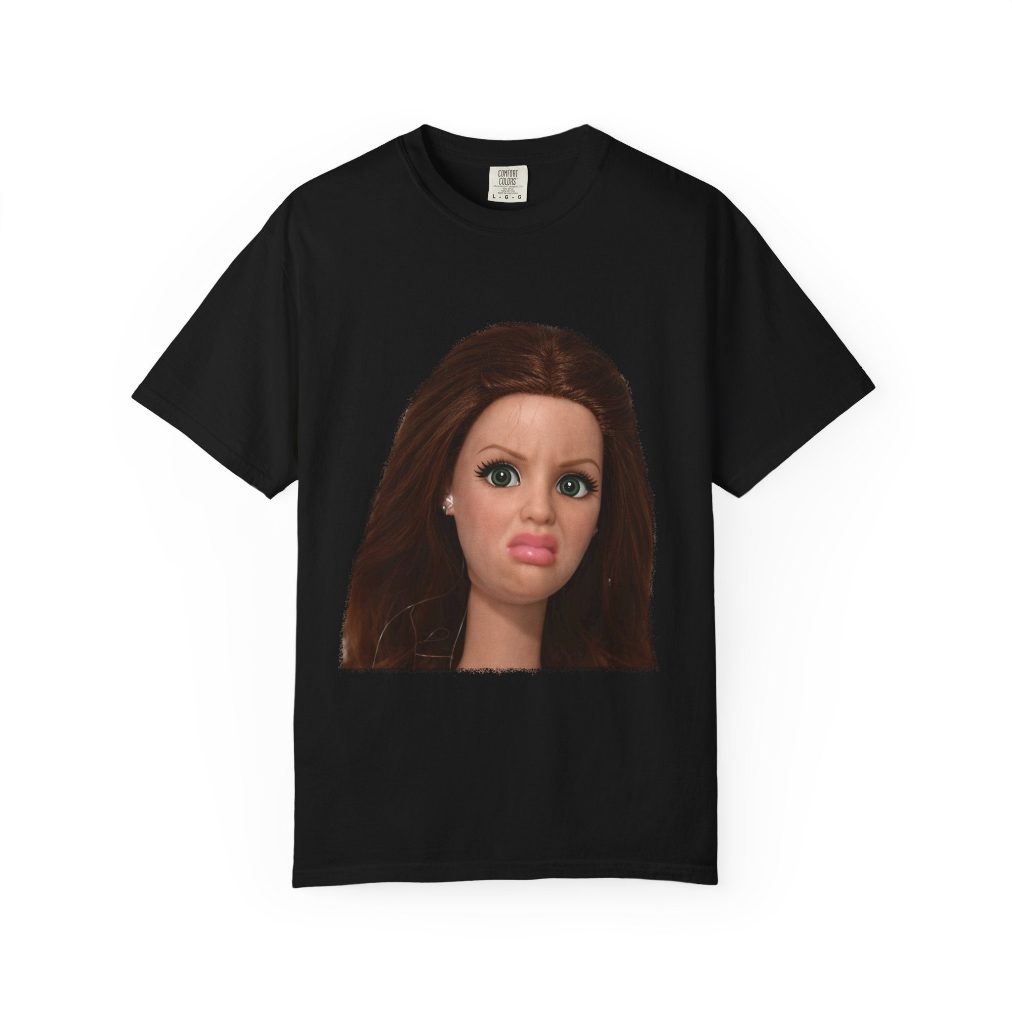 T-Shirt — Cheeky Doll Face Graphic Tee