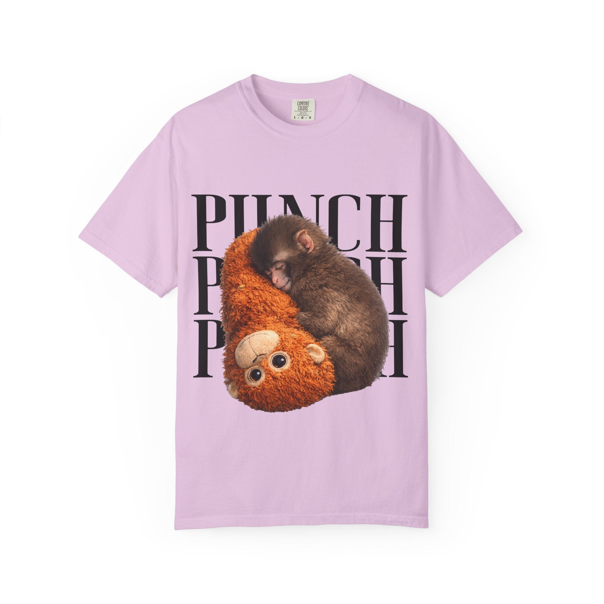 Punch Plush T-Shirt — Cute Sleeping Sloth & Teddy Graphic Tee