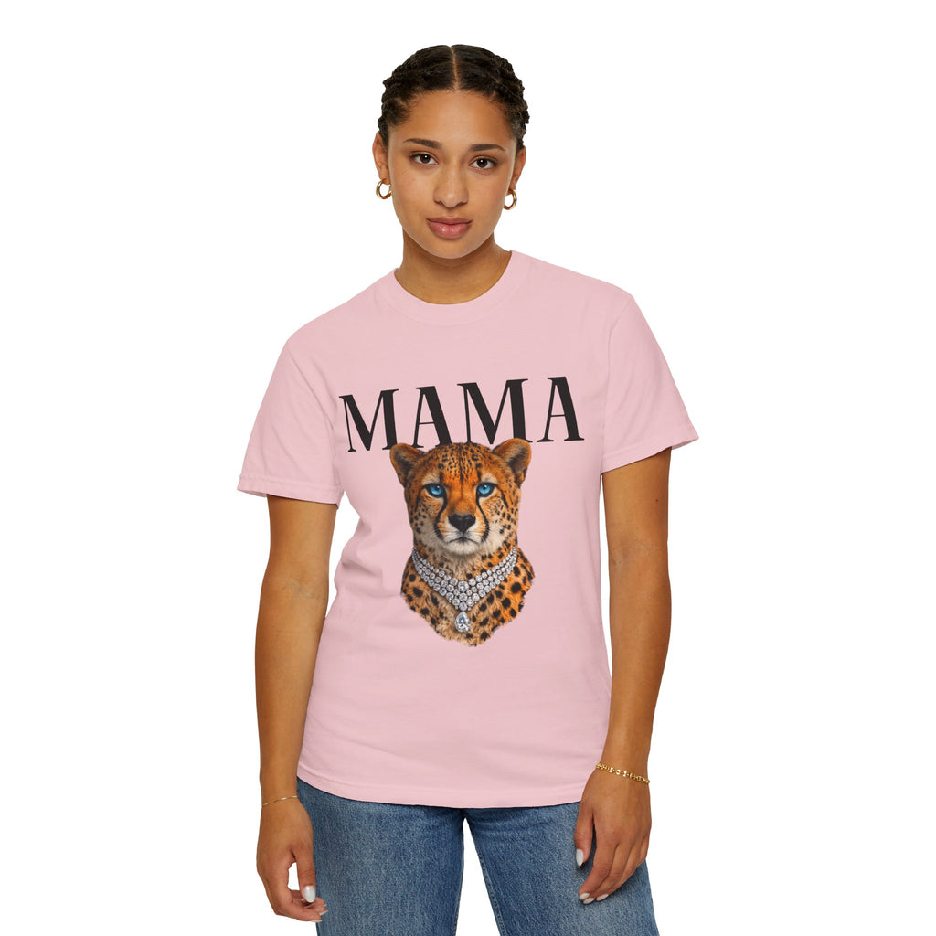 Mama Cheetah Graphic Tee — Wild Mom Statement T-Shirt