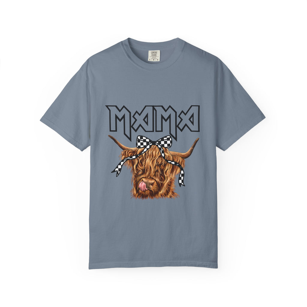 Mama Highland Cow T-Shirt — Cute Cow Mom Graphic Tee