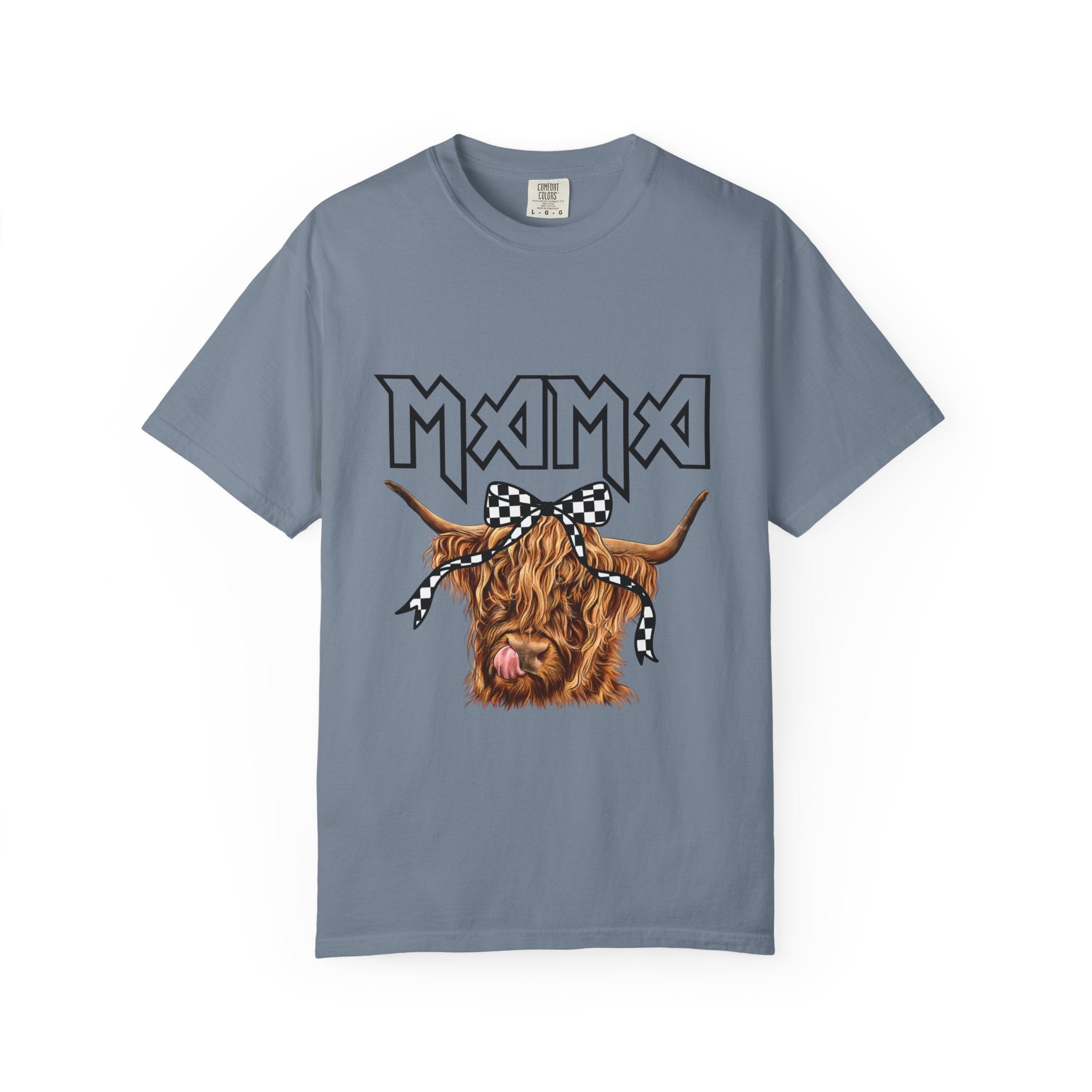 Mama Highland Cow T-Shirt — Cute Cow Mom Graphic Tee