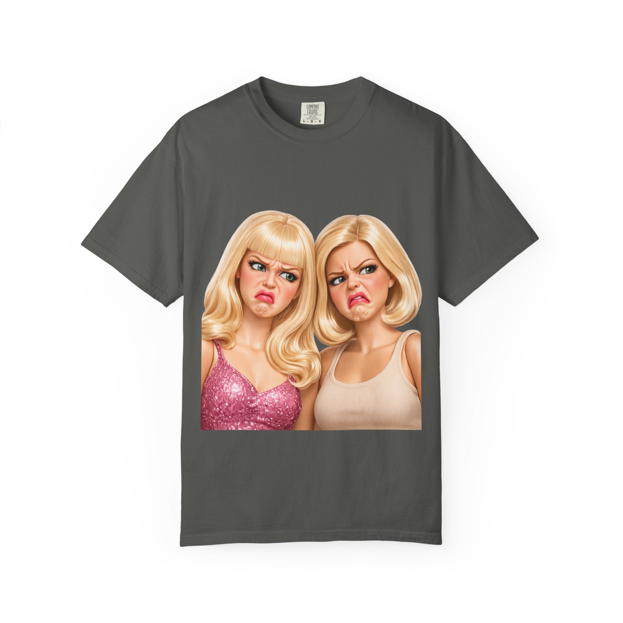 T-Shirt — Sassy Blonde Duo Illustration Tee