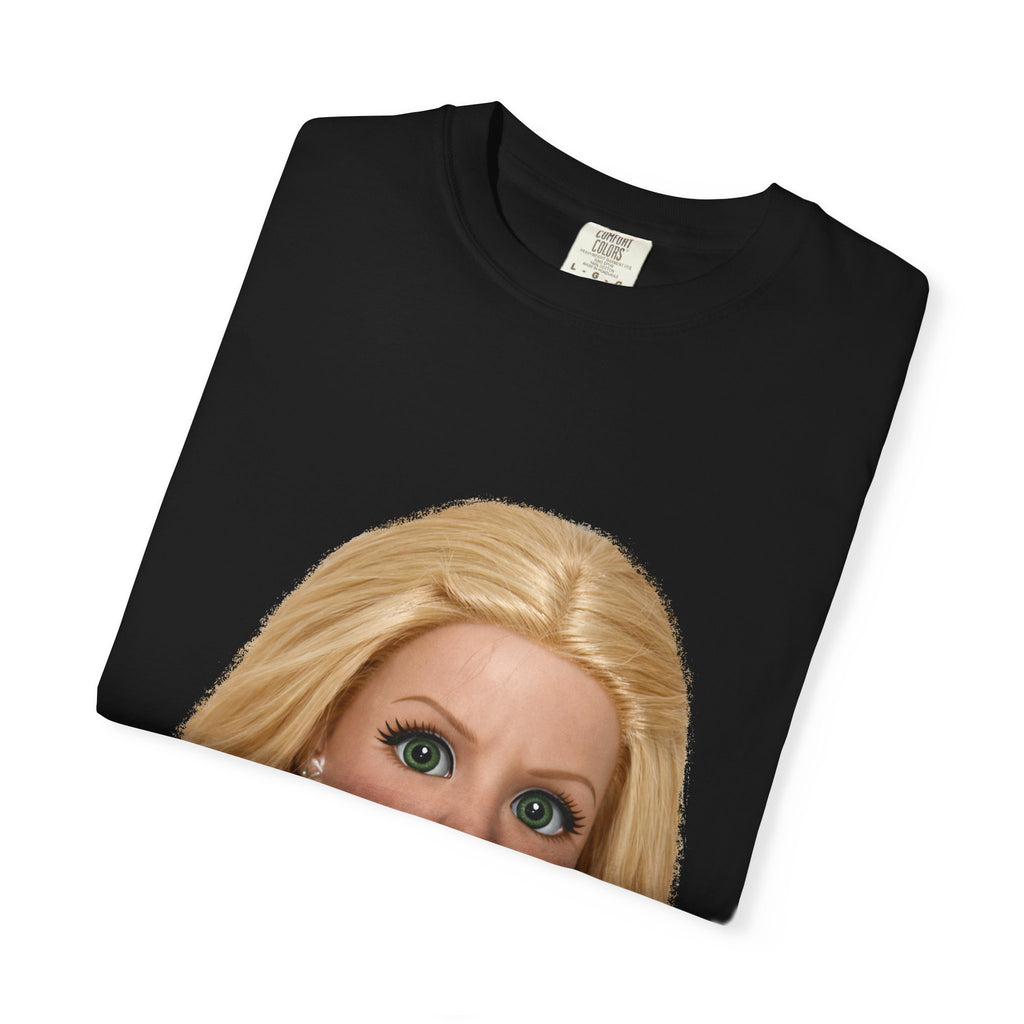 Funny Barbie Face Tee — Sassy Doll Expression Graphic T-Shirt