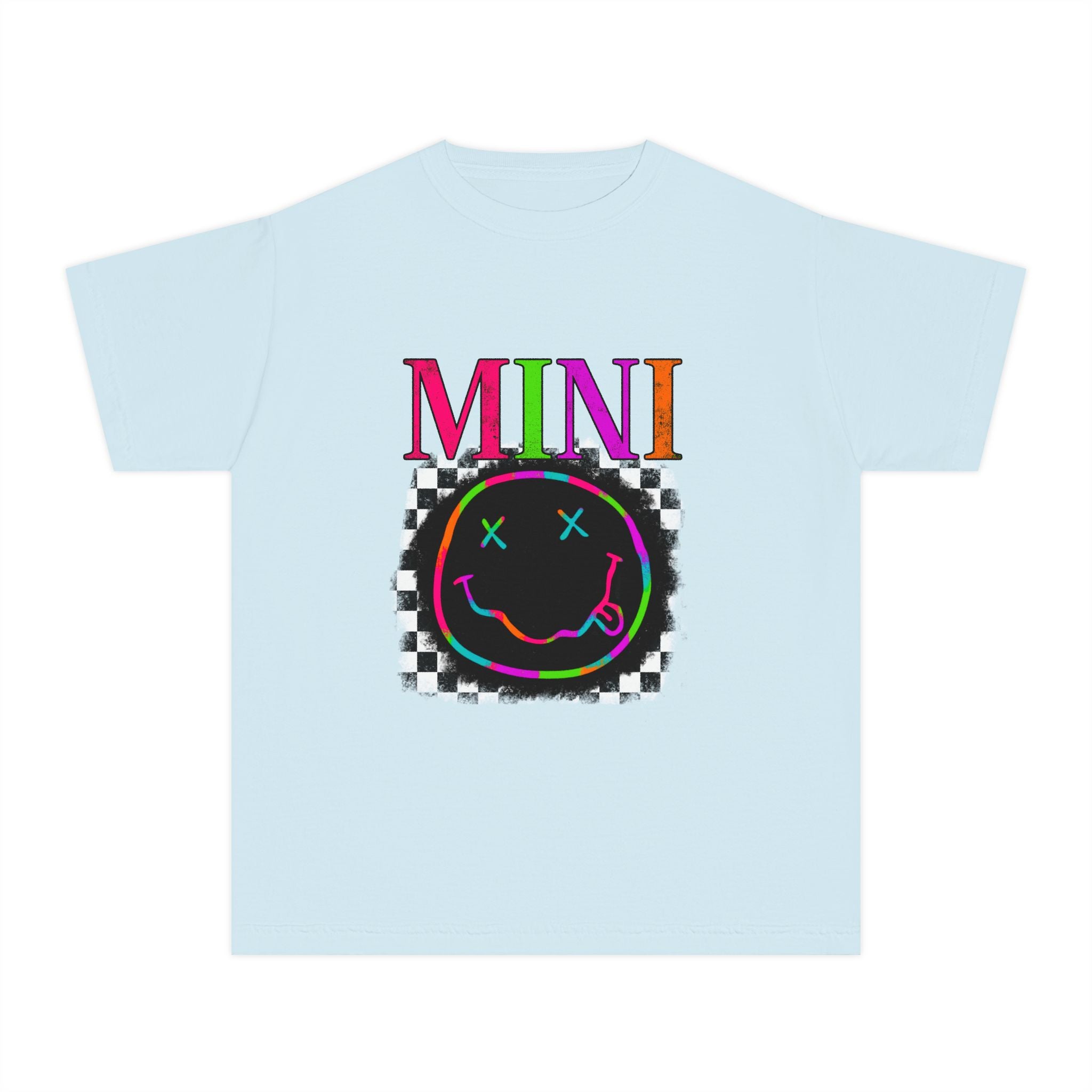 Mini Neon Smiley Youth Tee