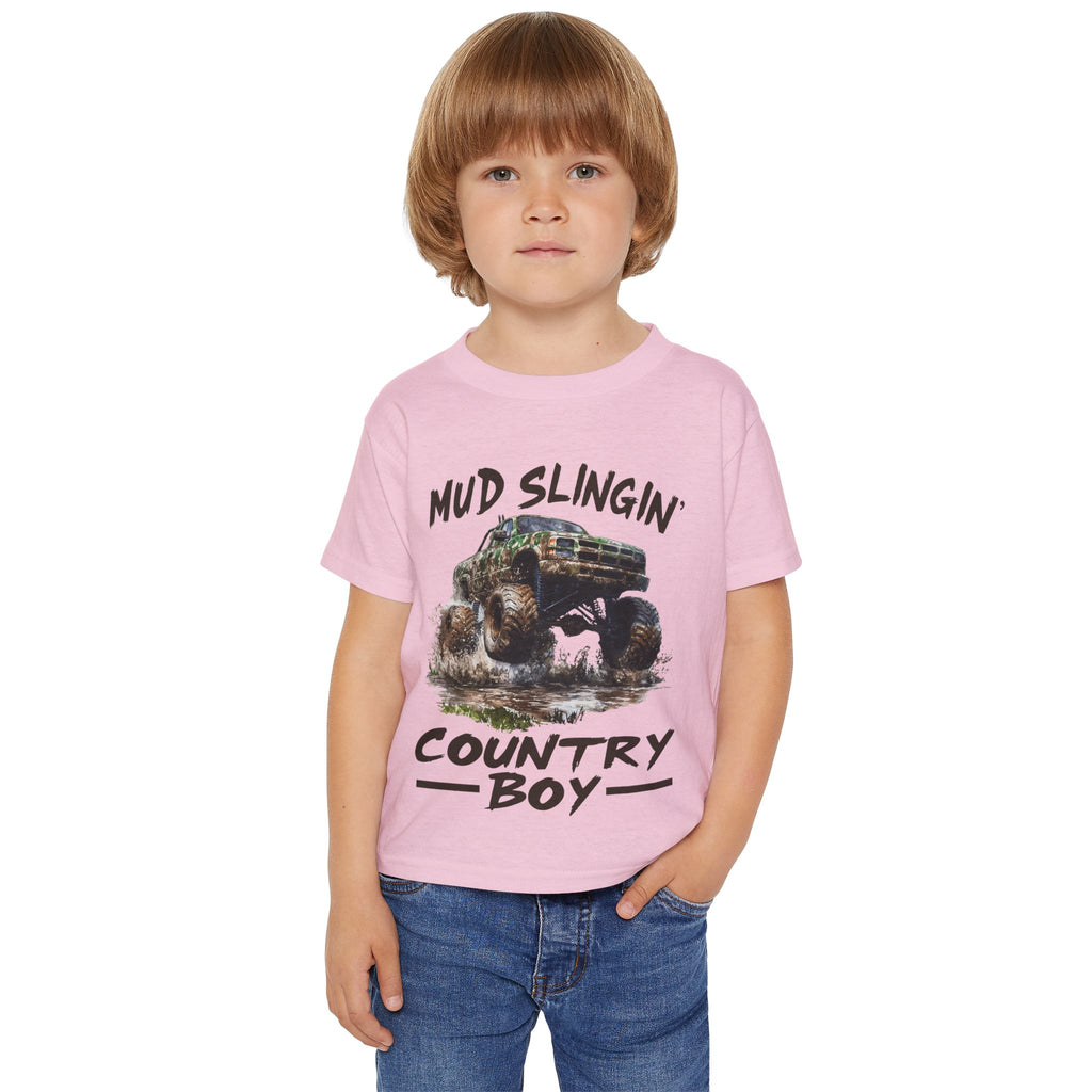 Mud Slingin' Country Boy Toddler T-Shirt