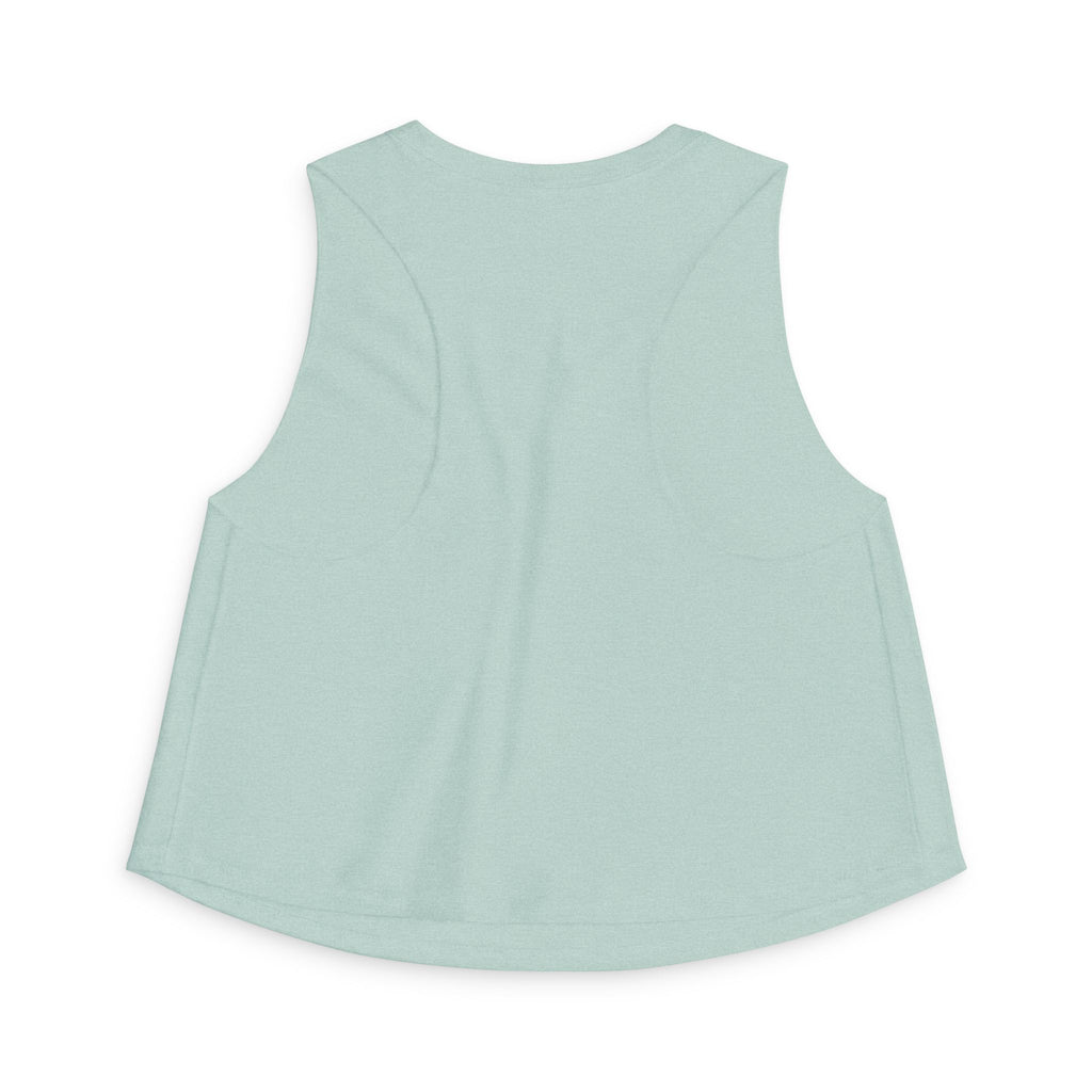 Muscle Mommy Crop Top — Distressed Fitness Mom Gym Tank
