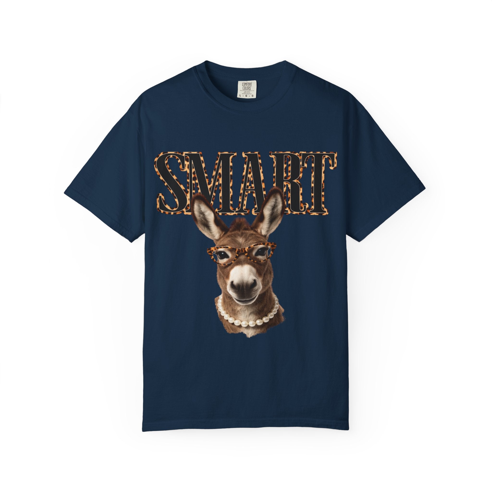 Smart Donkey Graphic T-Shirt — Funny Vintage Animal Tee