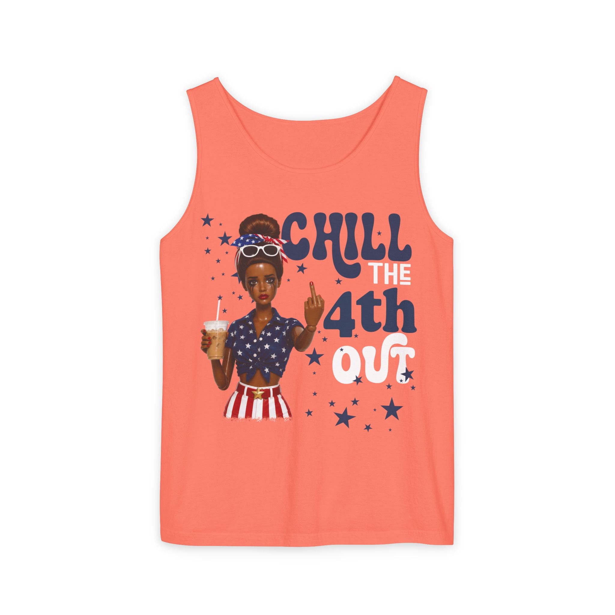 Chill 4th Tank Top — Patriotic Fourth of July Graphic Tank