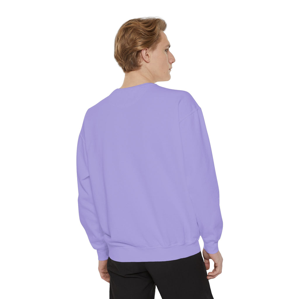 Nurse Face Sweatshirt — Pink Caduceus Retro Graphic Crewneck