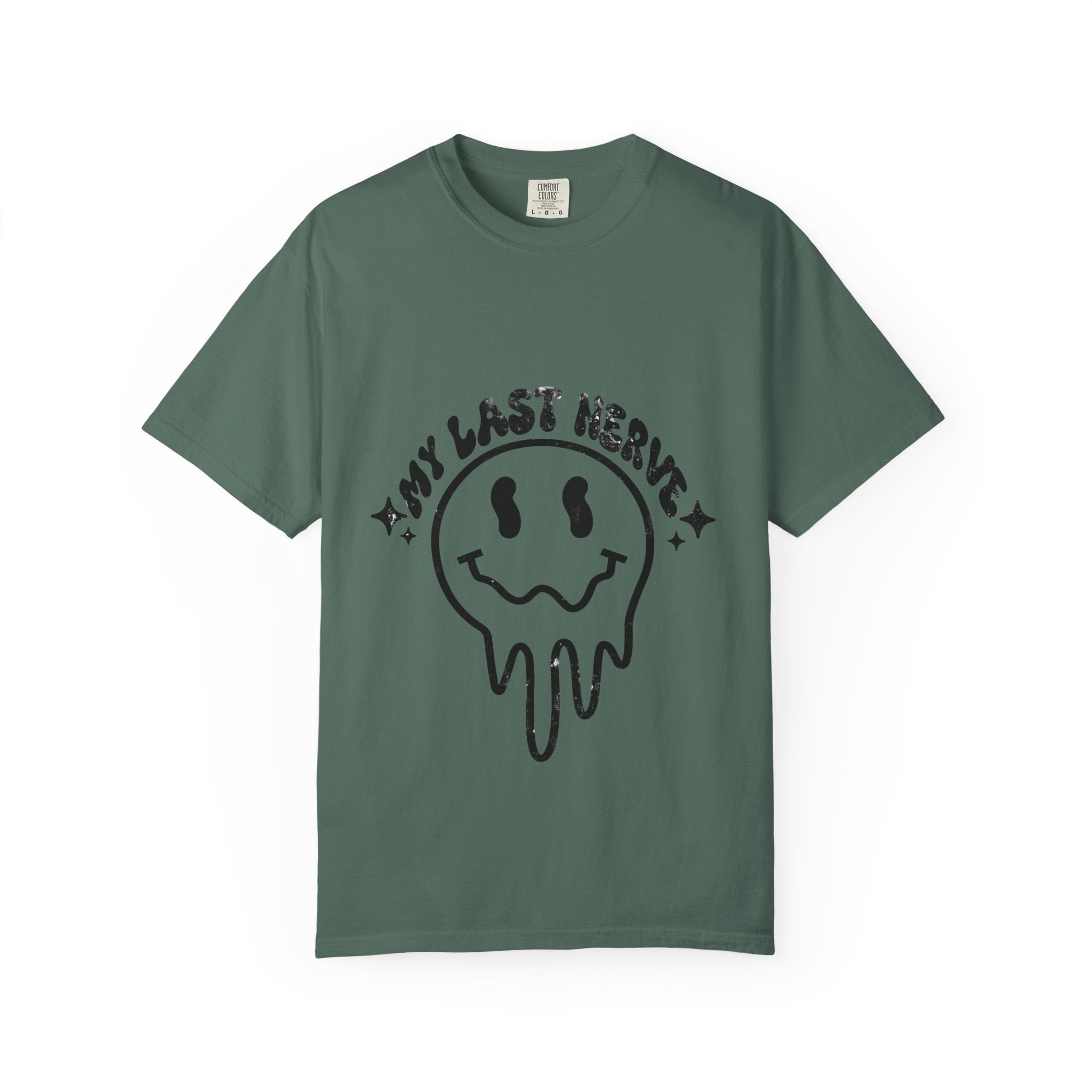 My Last Nerve Dripping Smile T-Shirt — Edgy Graphic Tee for Teens & Young Adults