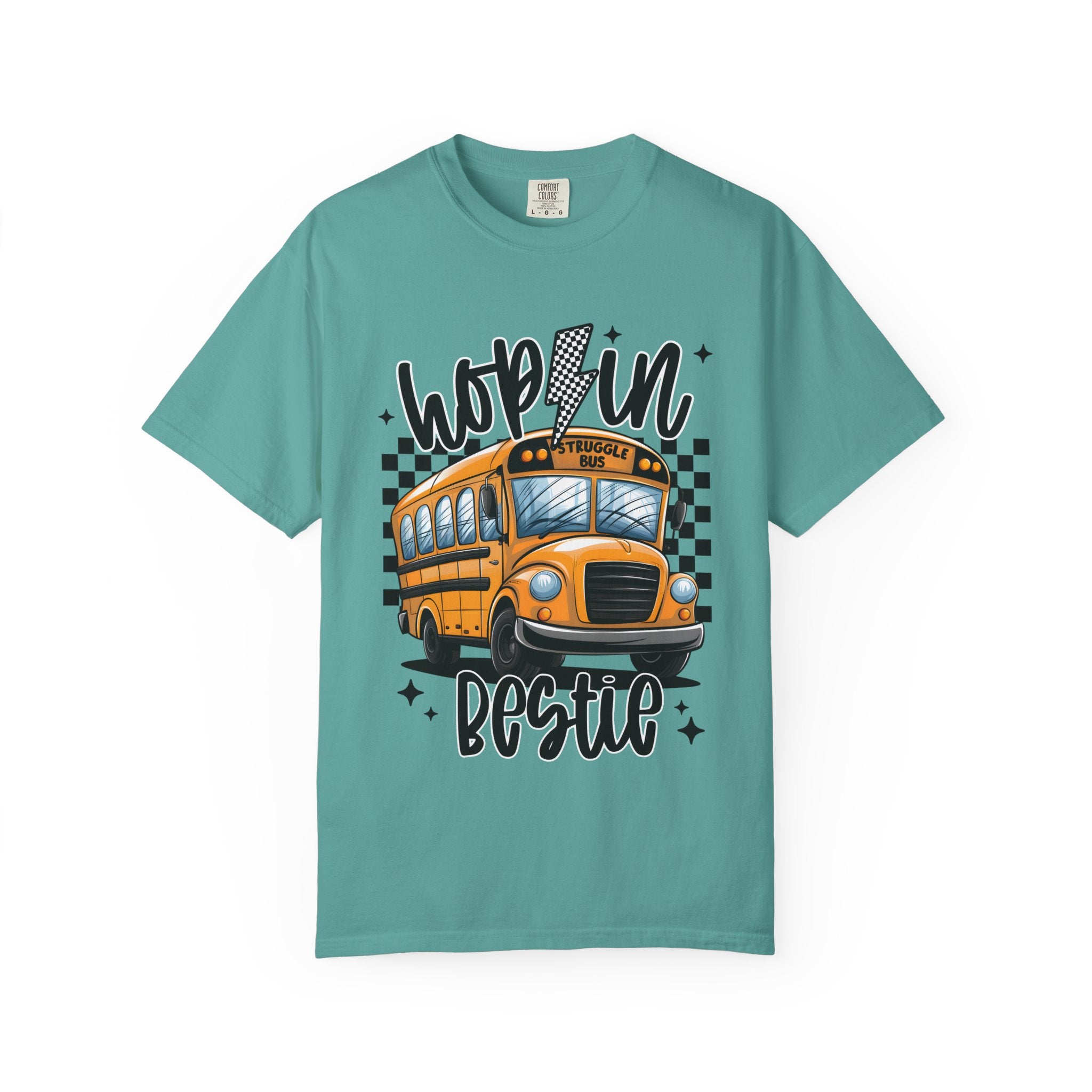 School Bus 'Hop In Bestie' T-Shirt
