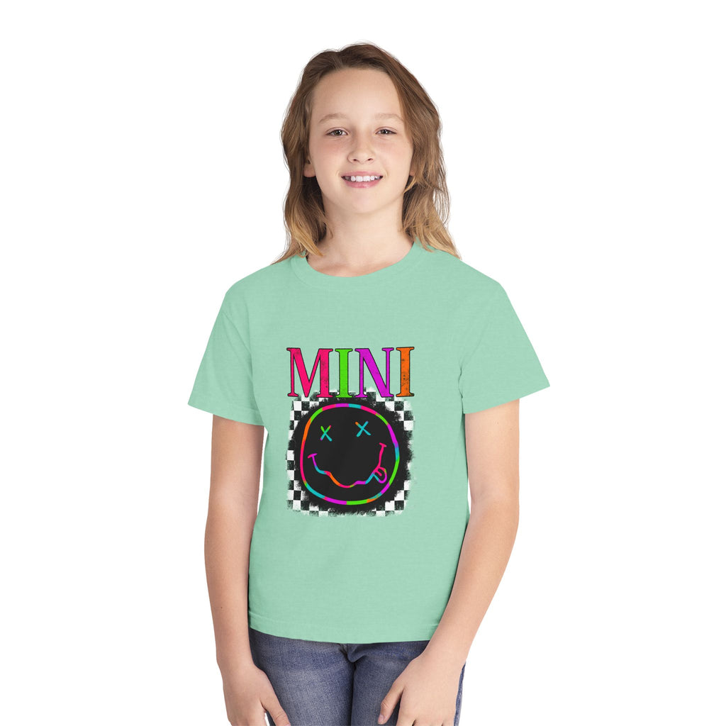 Mini Neon Smiley Youth Tee