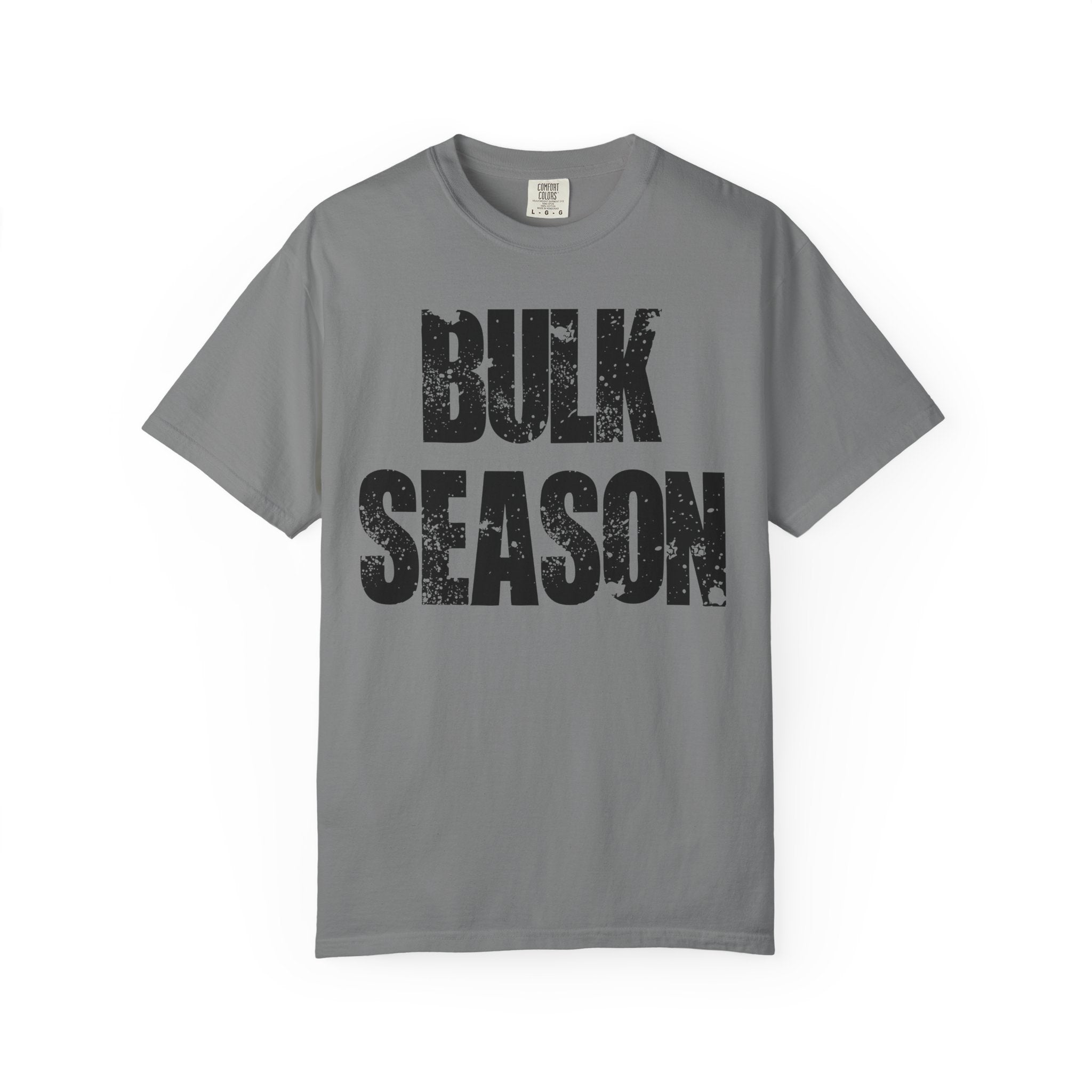 Bulk Season T-Shirt – Vintage Distressed Gym Tee for Bodybuilders & Lifters