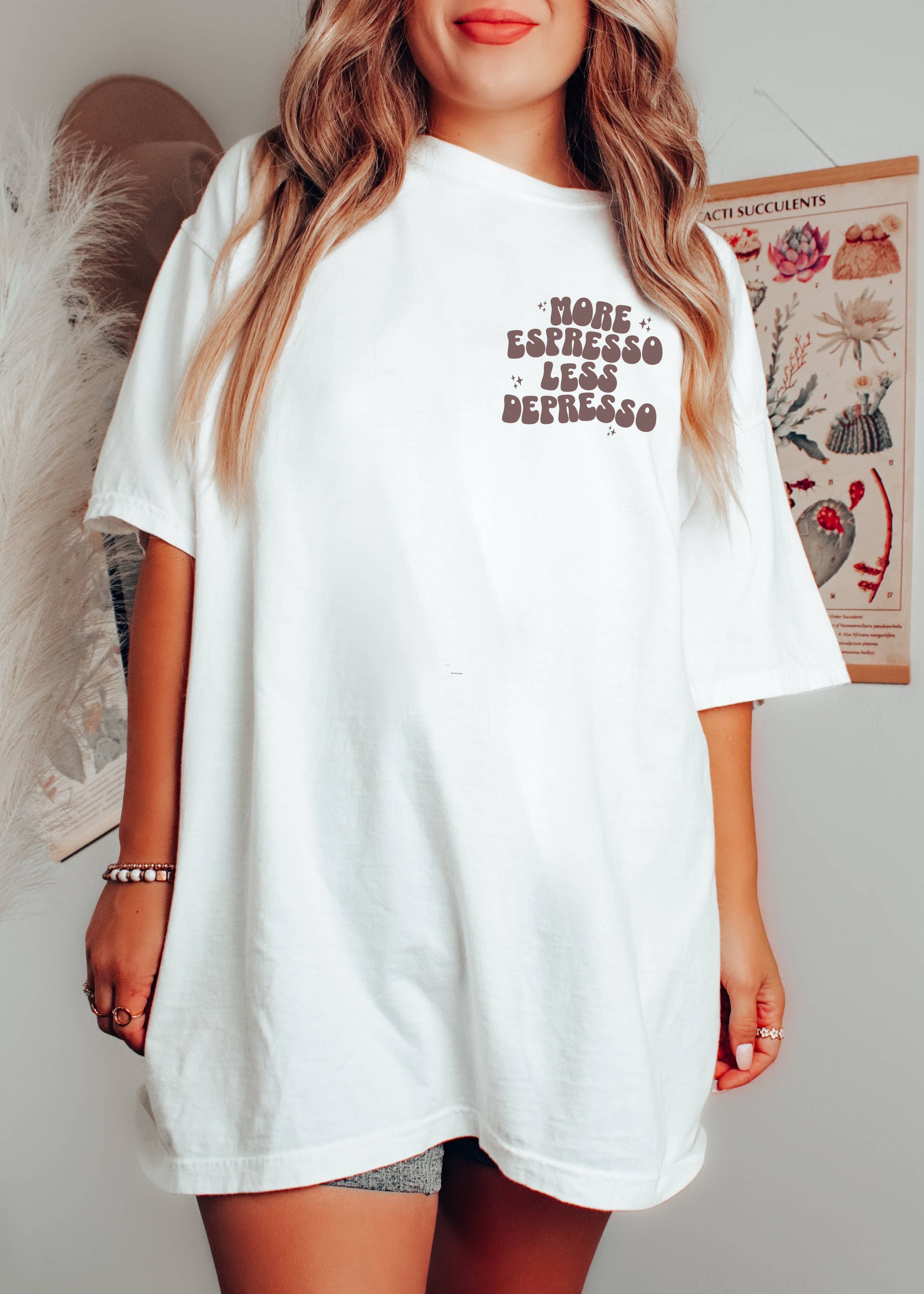 More Espresso Less Depresso Tee / Yam