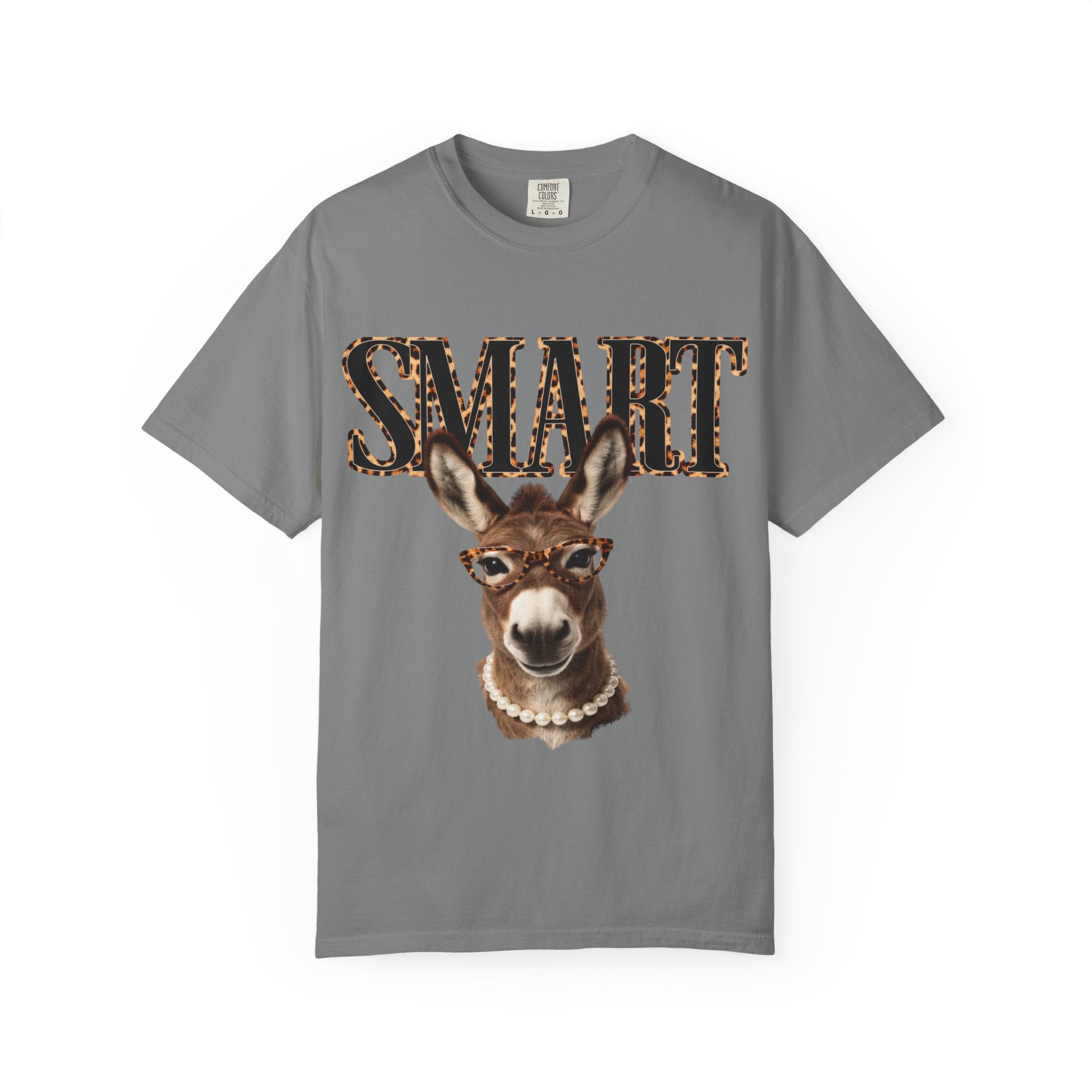 Smart Donkey Graphic T-Shirt — Funny Vintage Animal Tee
