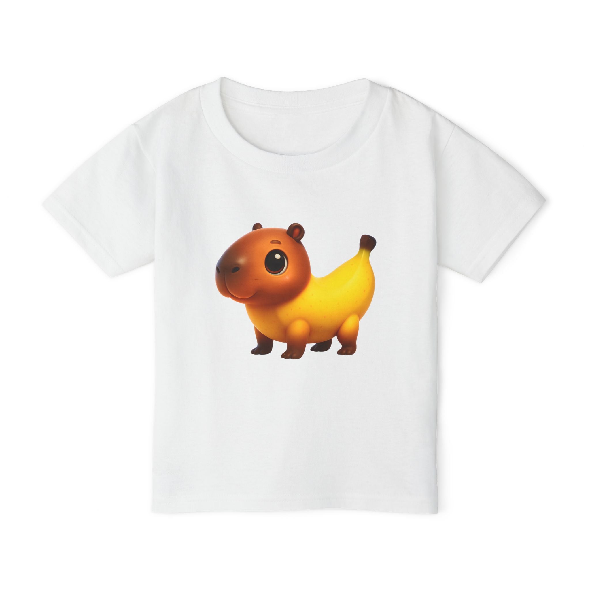 Cute Banana-Capypet Toddler T-Shirt – Funny Fruit Animal Tee for Kids