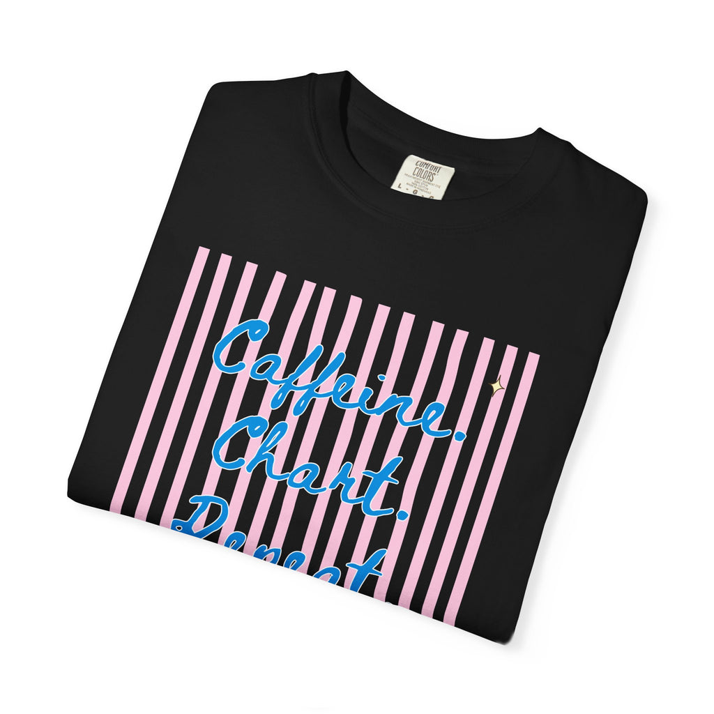 Caffeine. Chart. Repeat. T-Shirt