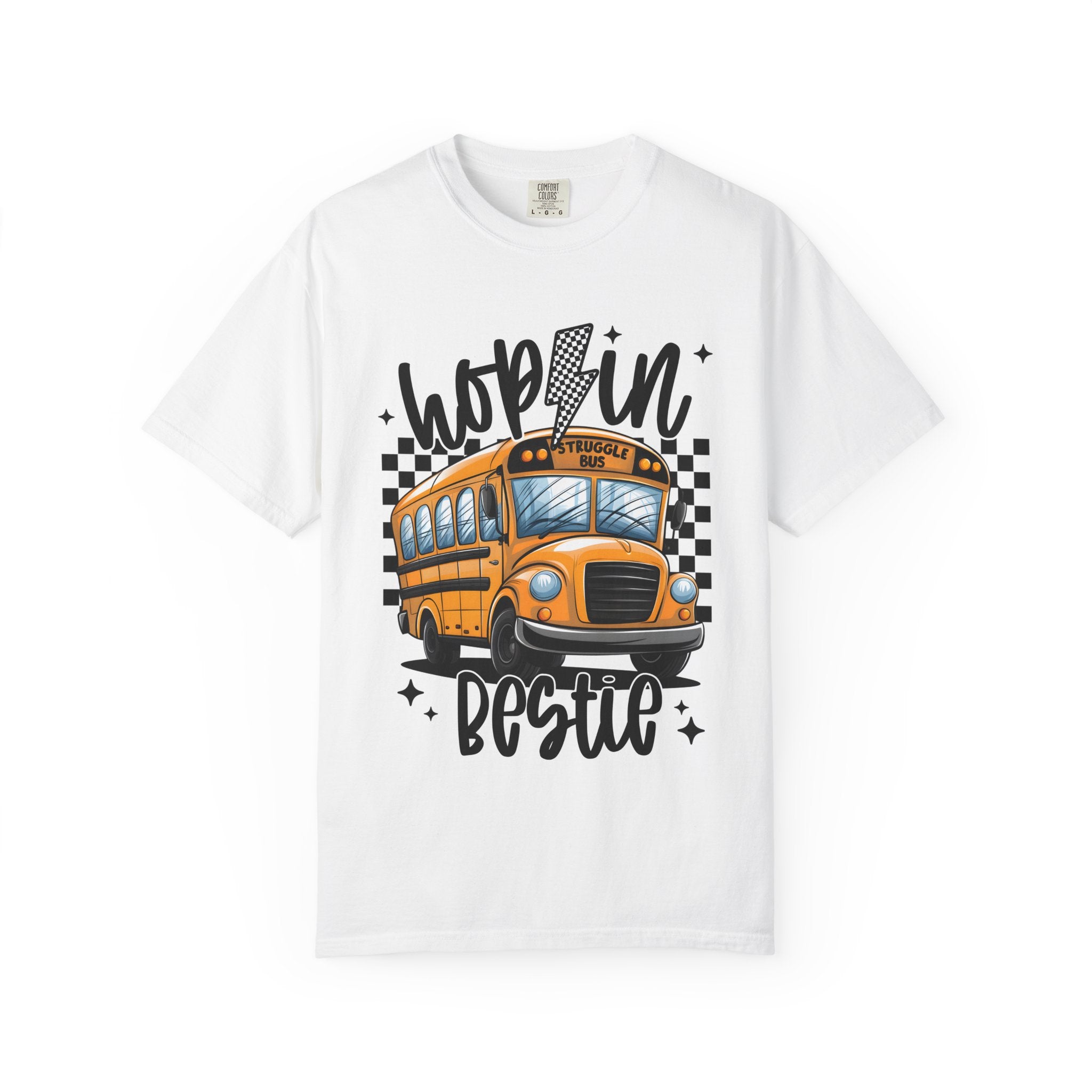 School Bus 'Hop In Bestie' T-Shirt
