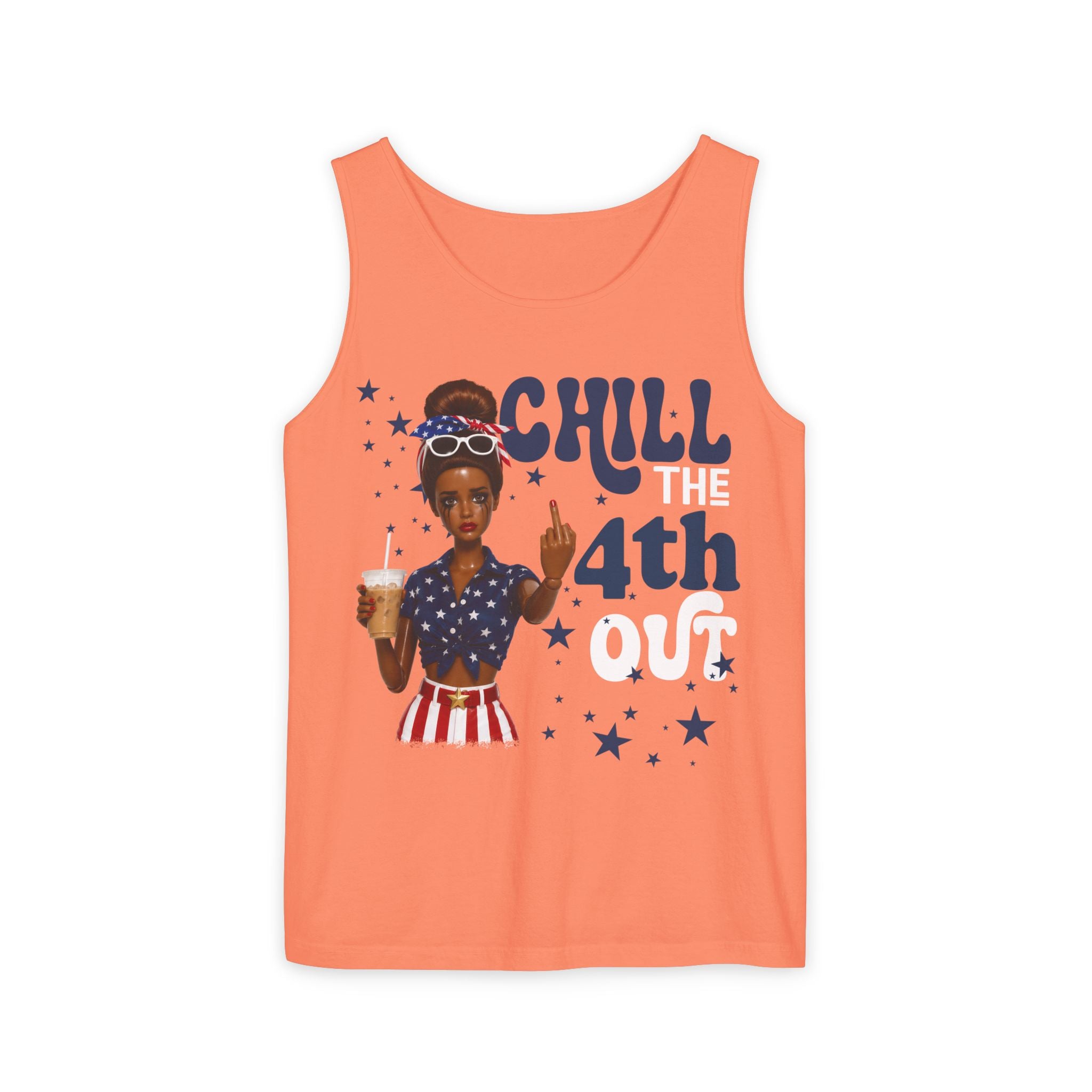 Chill 4th Tank Top — Patriotic Fourth of July Graphic Tank