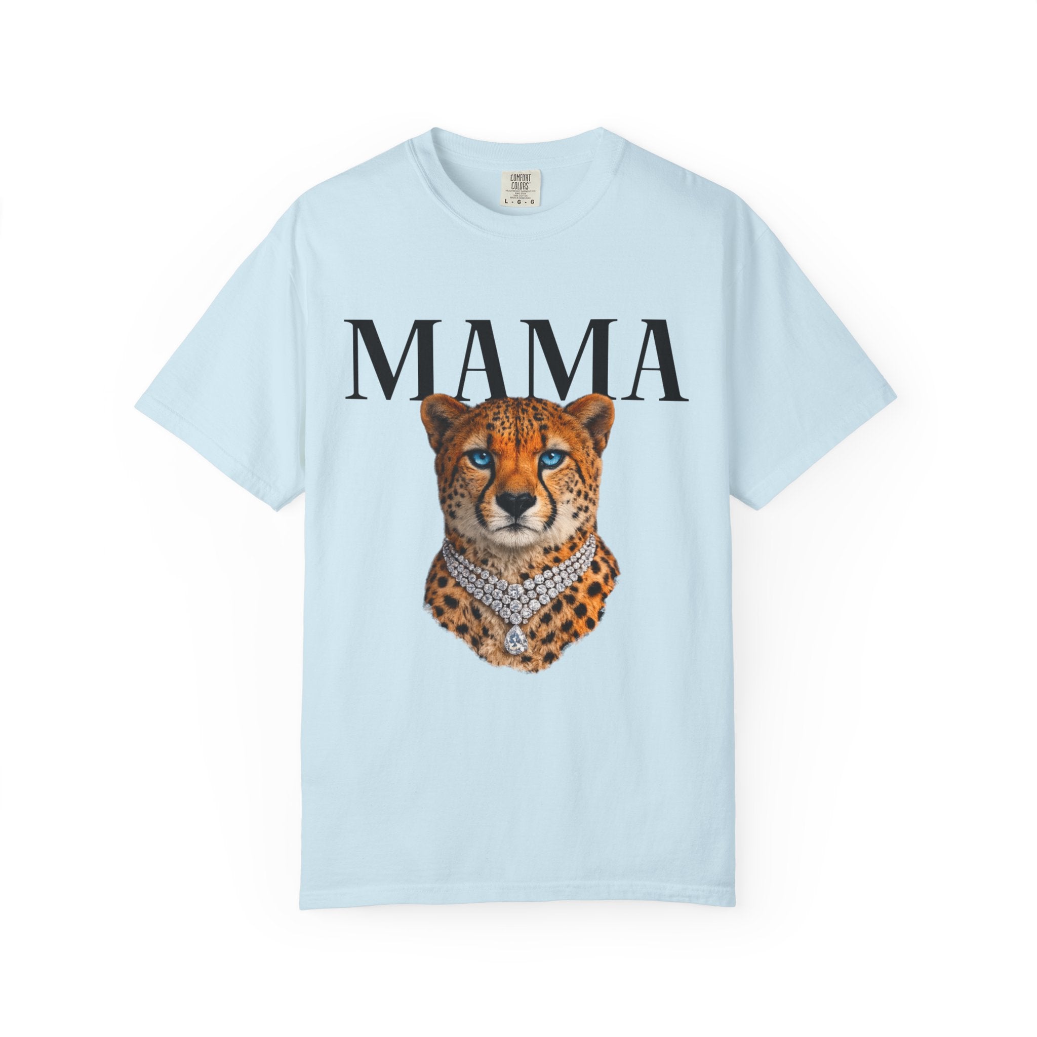 Mama Cheetah Graphic Tee — Wild Mom Statement T-Shirt