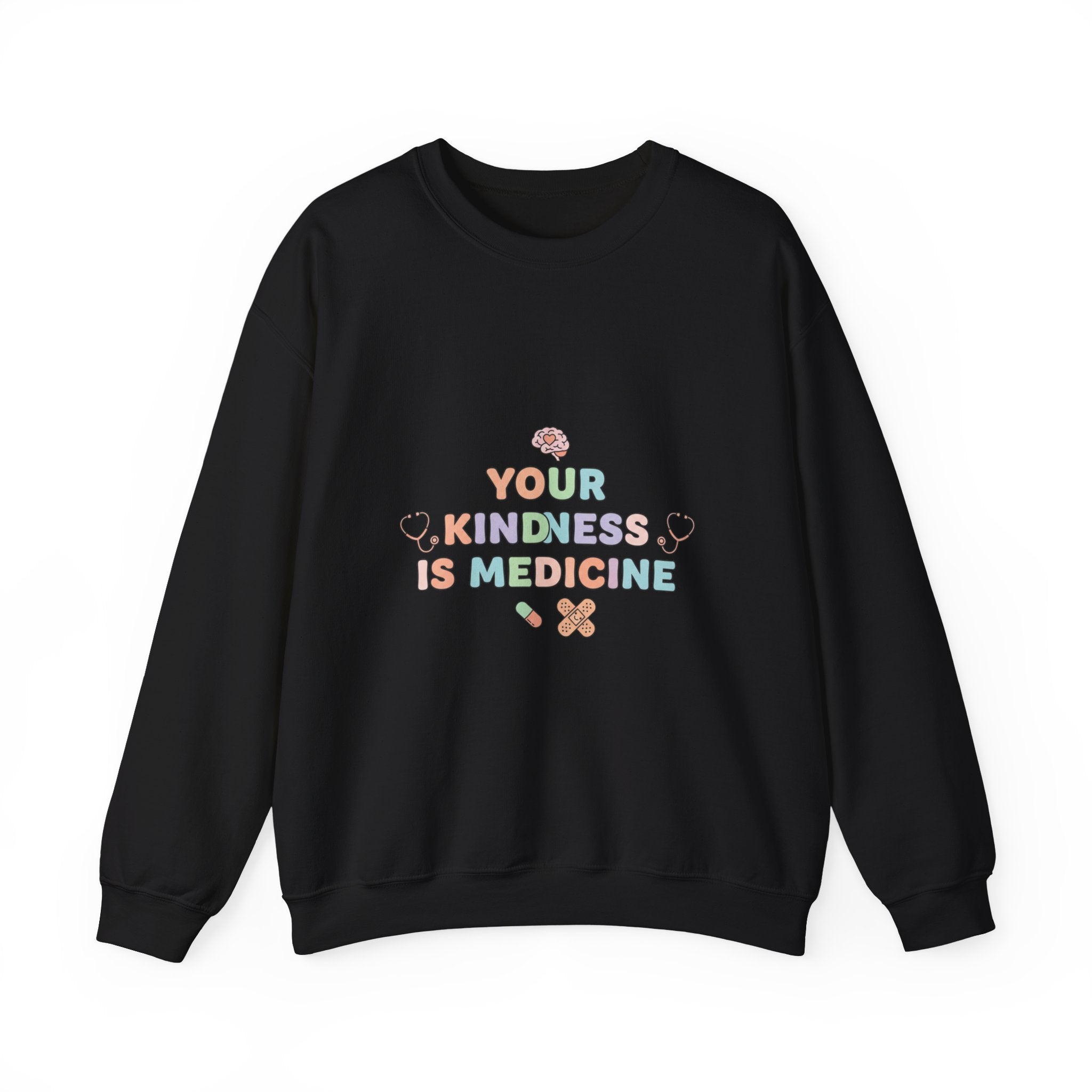 Kindness Is Medicine Sweatshirt | pastel healthcare affirmation, nurse encouragement