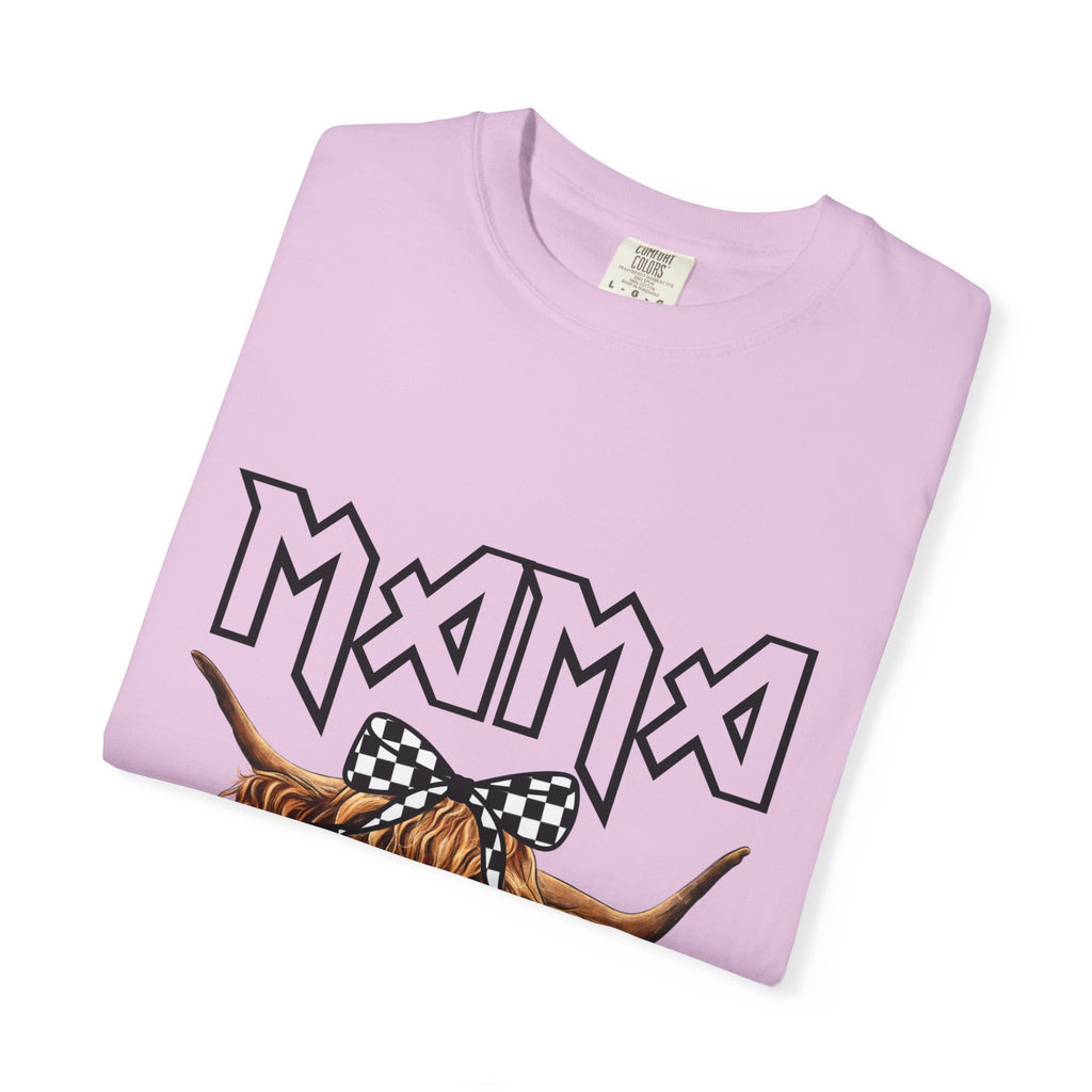 Mama Highland Cow T-Shirt — Cute Cow Mom Graphic Tee