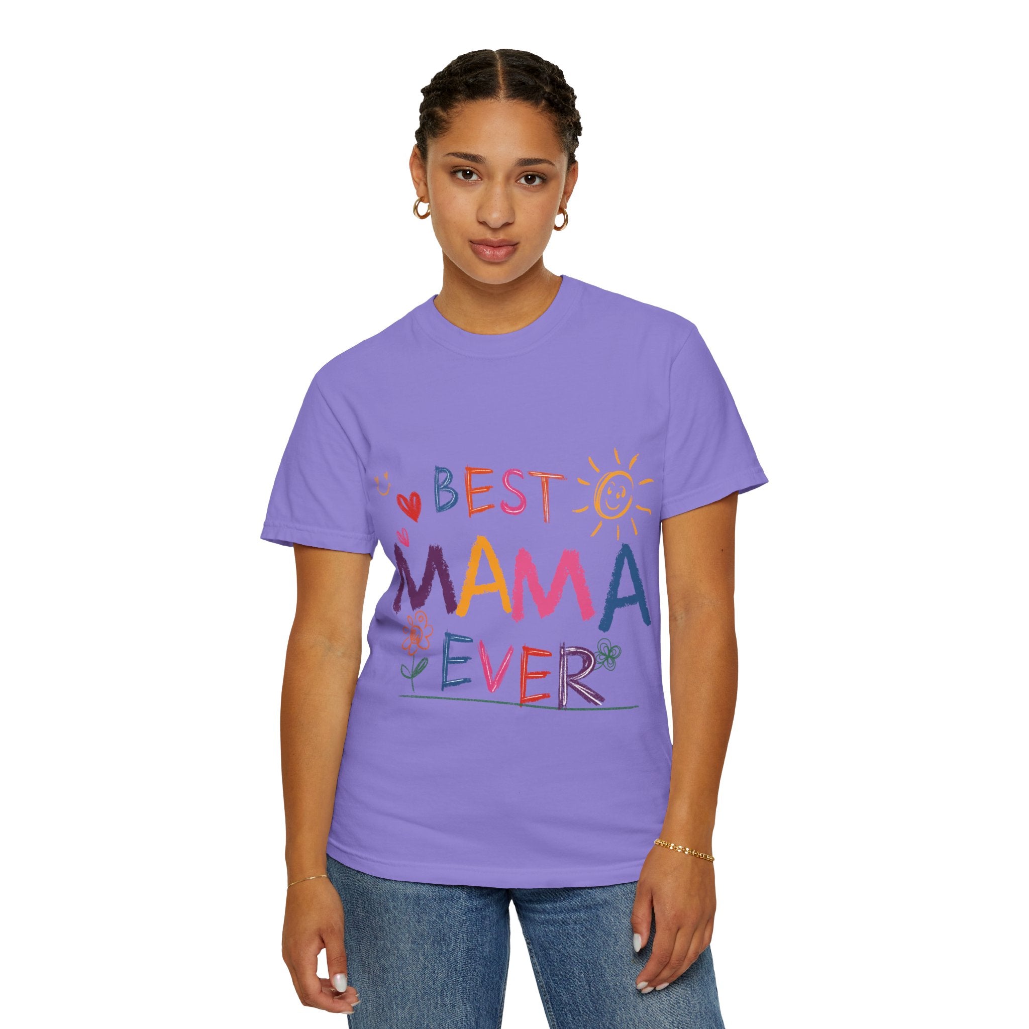 Best Mama Ever T-Shirt — Cute Colorful Mother's Day Tee