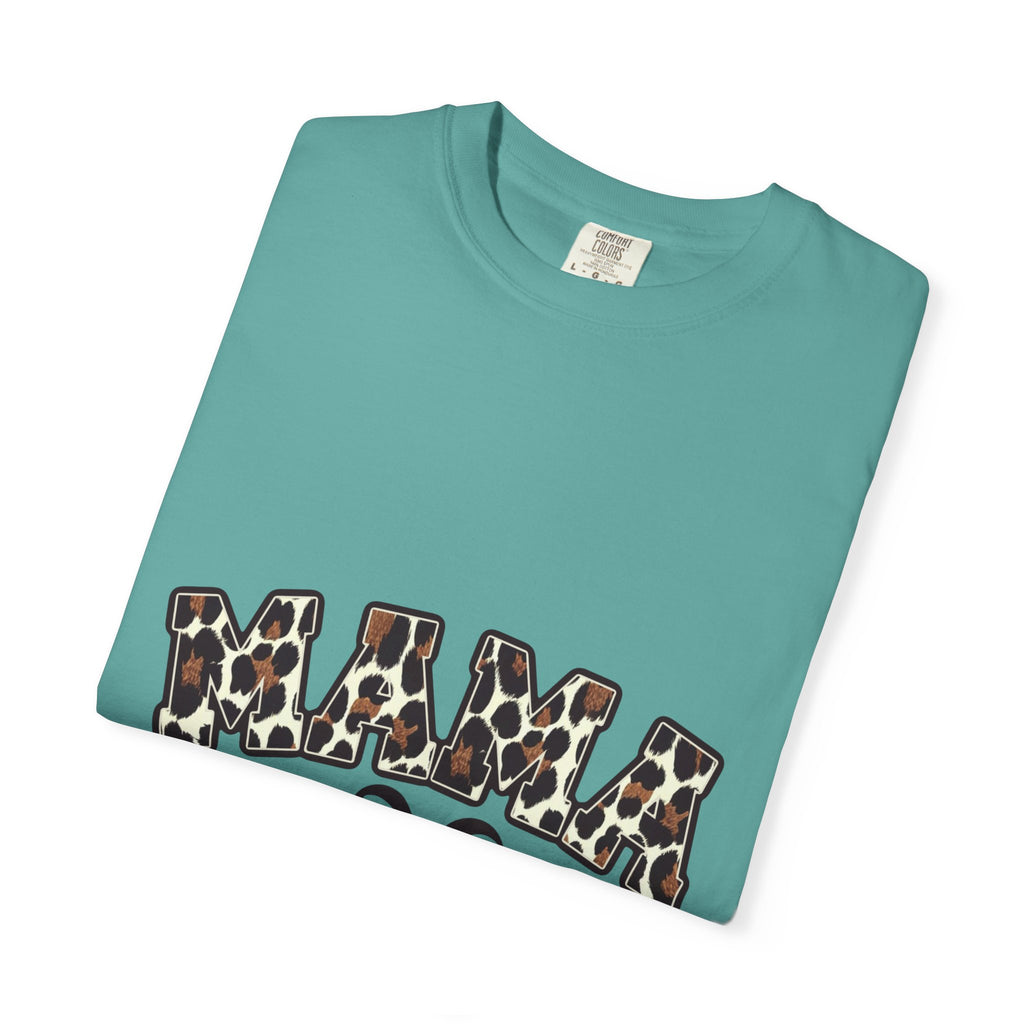 Mama Leopard Print Cherry T-Shirt