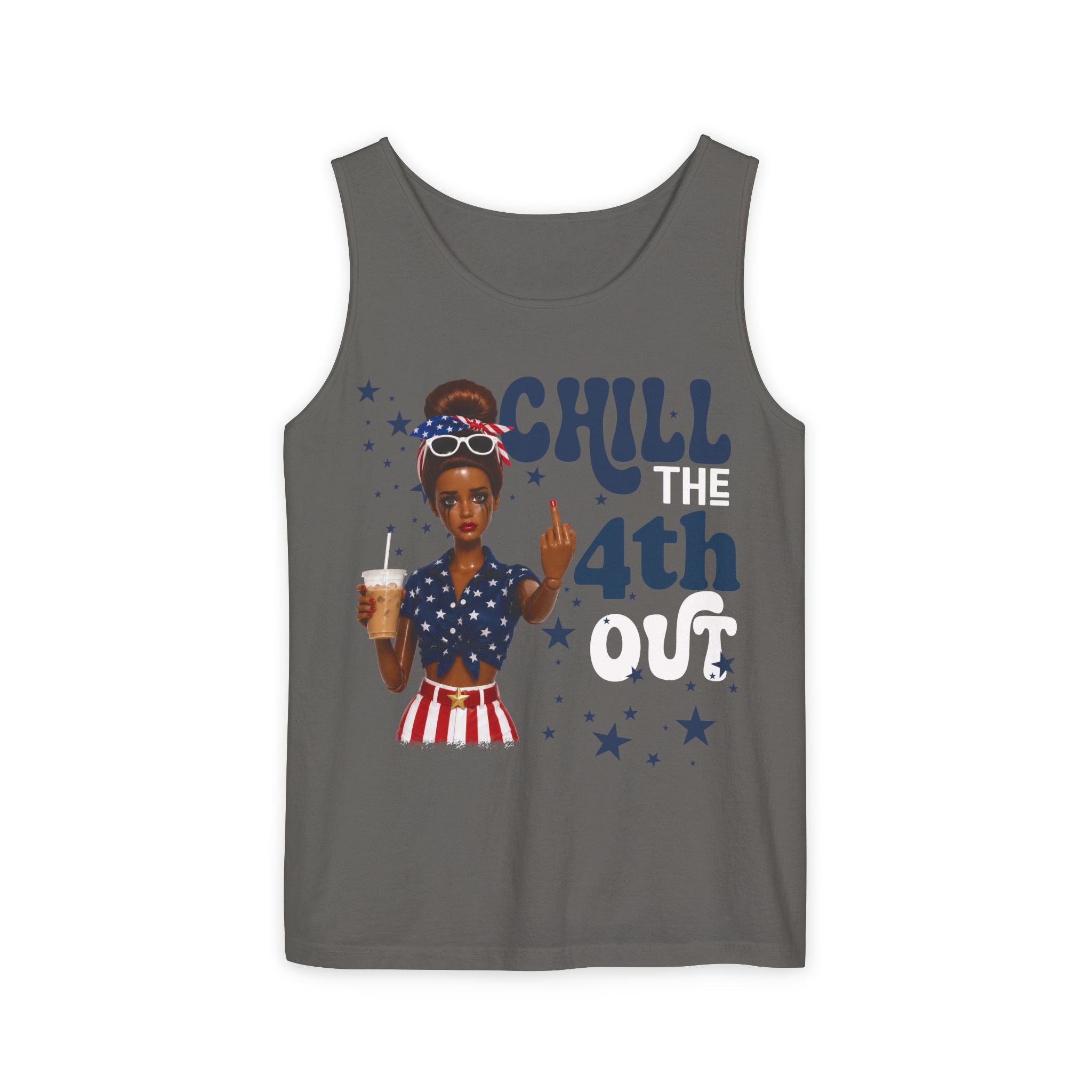 Chill 4th Tank Top — Patriotic Fourth of July Graphic Tank