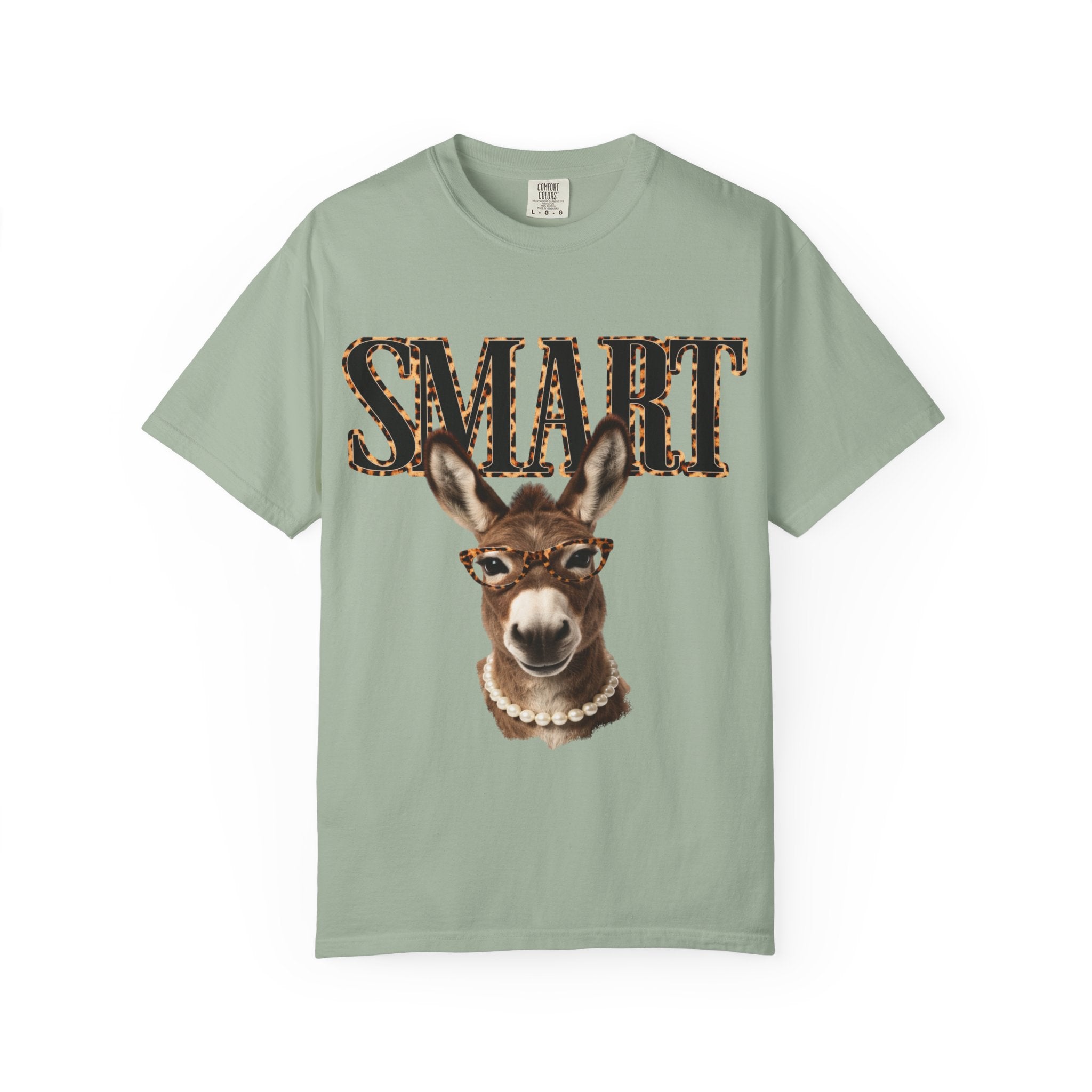 Smart Donkey Graphic T-Shirt — Funny Vintage Animal Tee