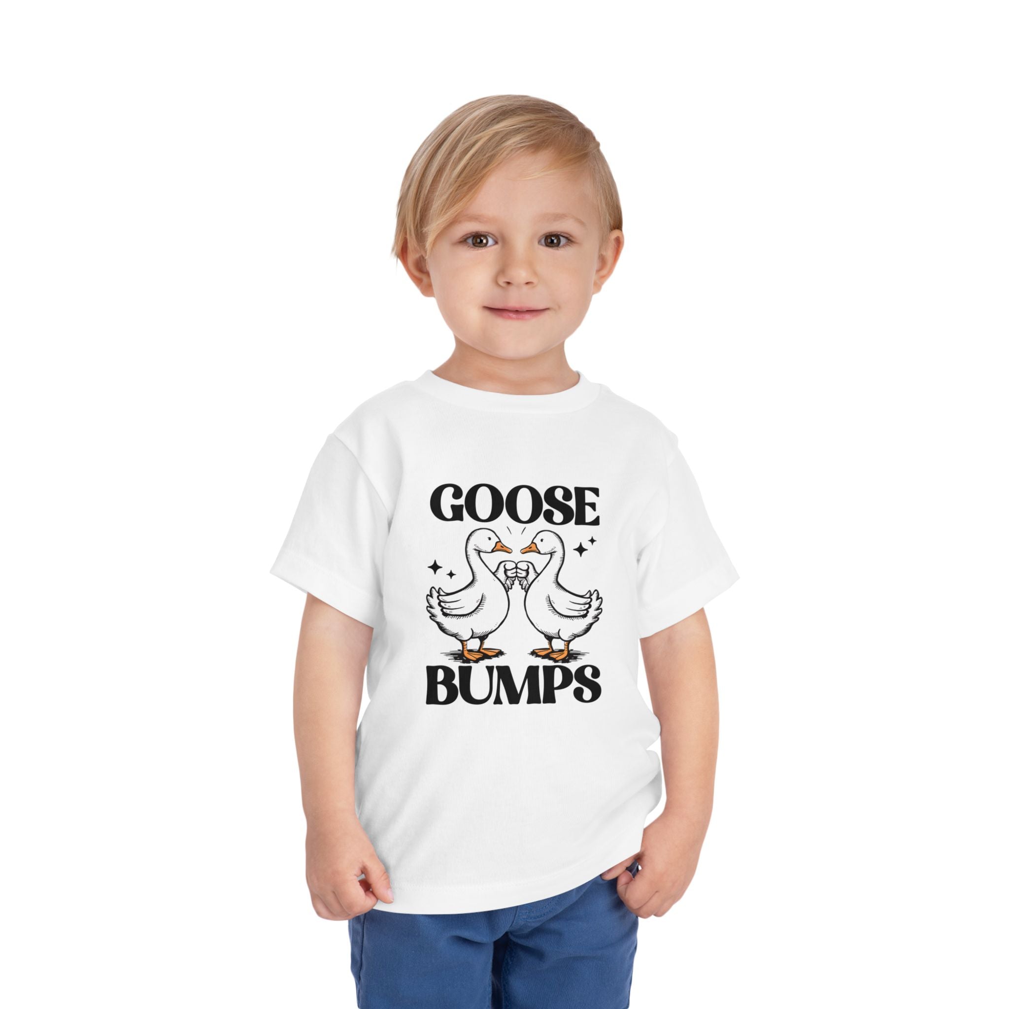 Goose Bumps Toddler Tee — Cute Matching Kids Shirt