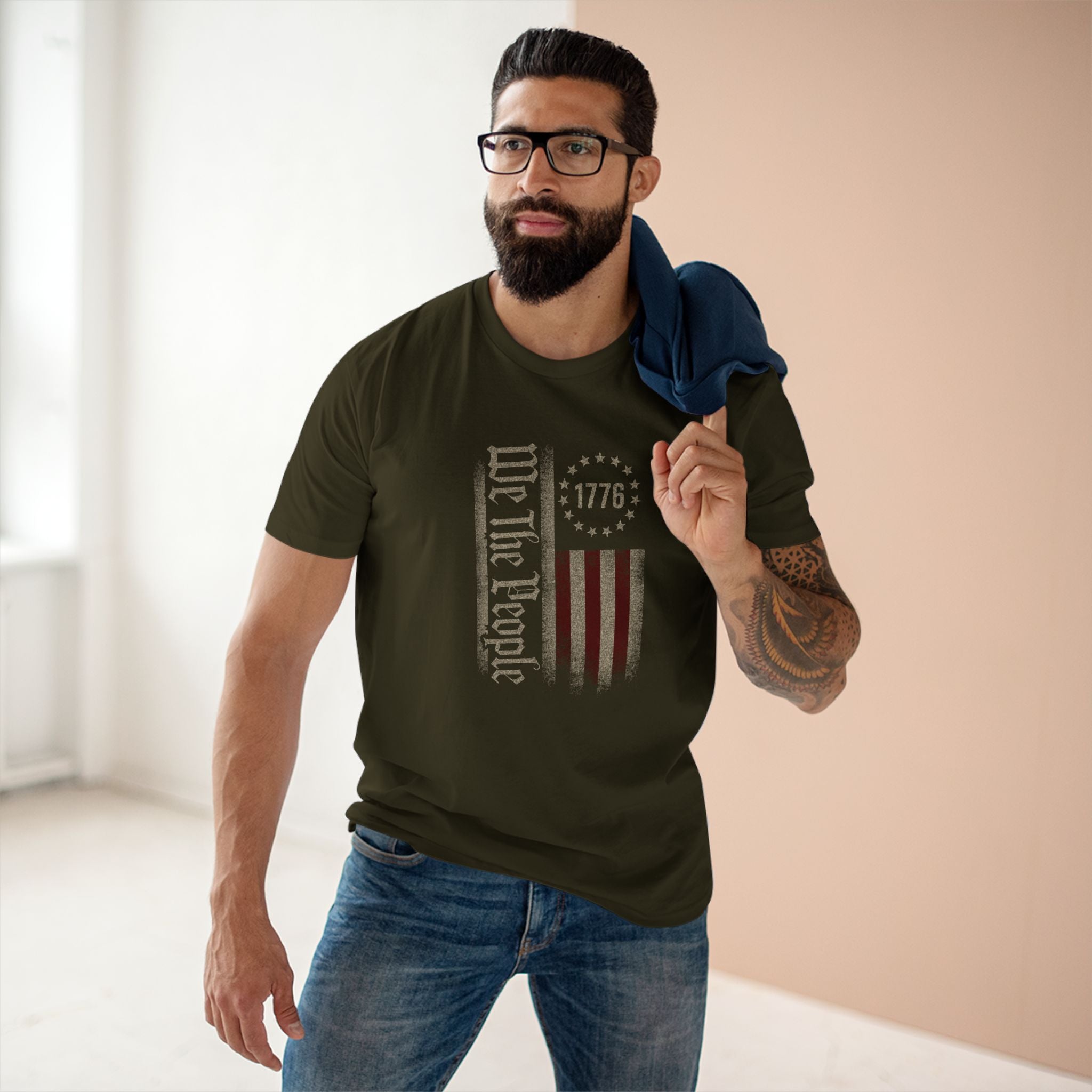 We the People 1776 Vintage Flag T-Shirt