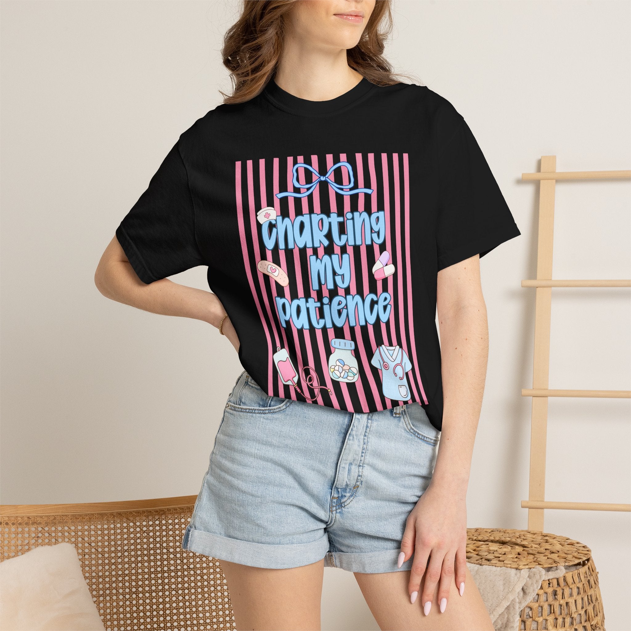 Chasing My Patience Baby Announcement Tee