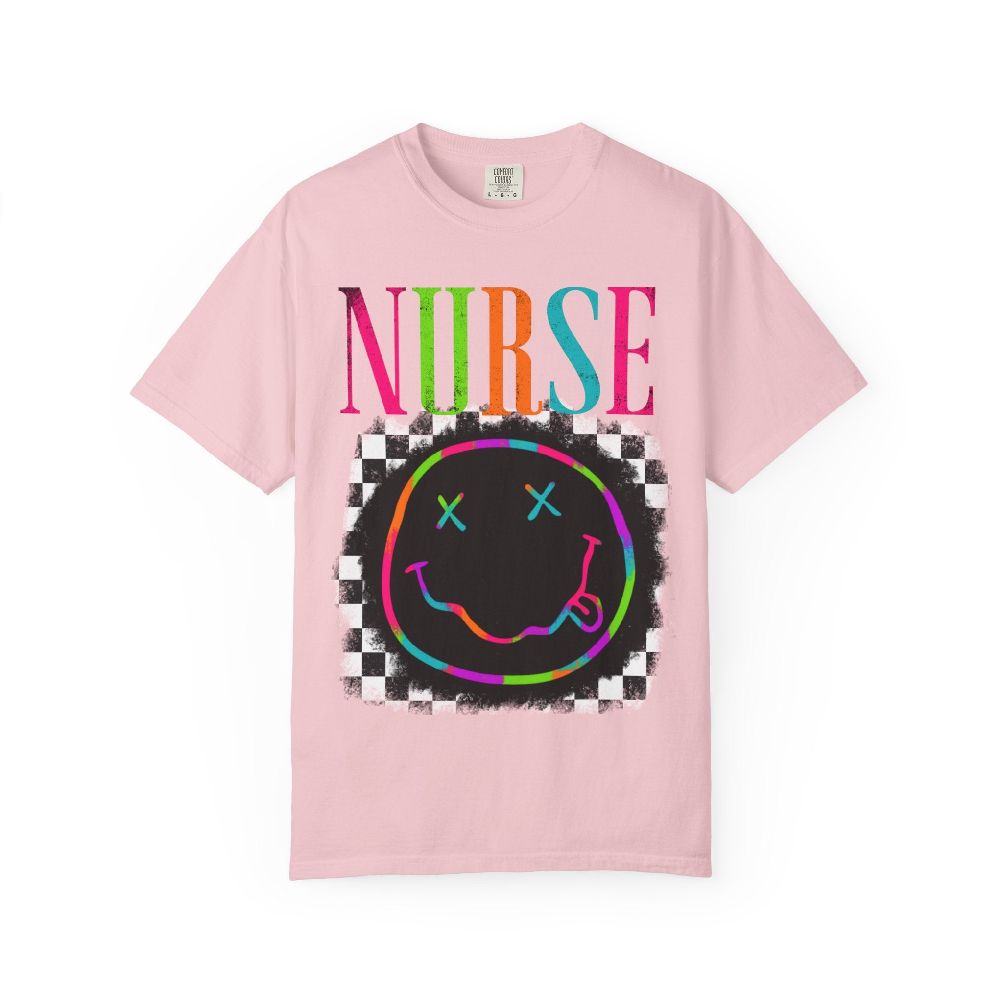 Nurse Neon Smiley T-Shirt