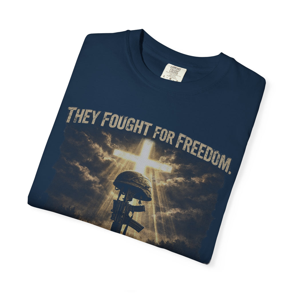 Christian Graphic T-Shirt — 'He Died For Them' Religious Faith Tee