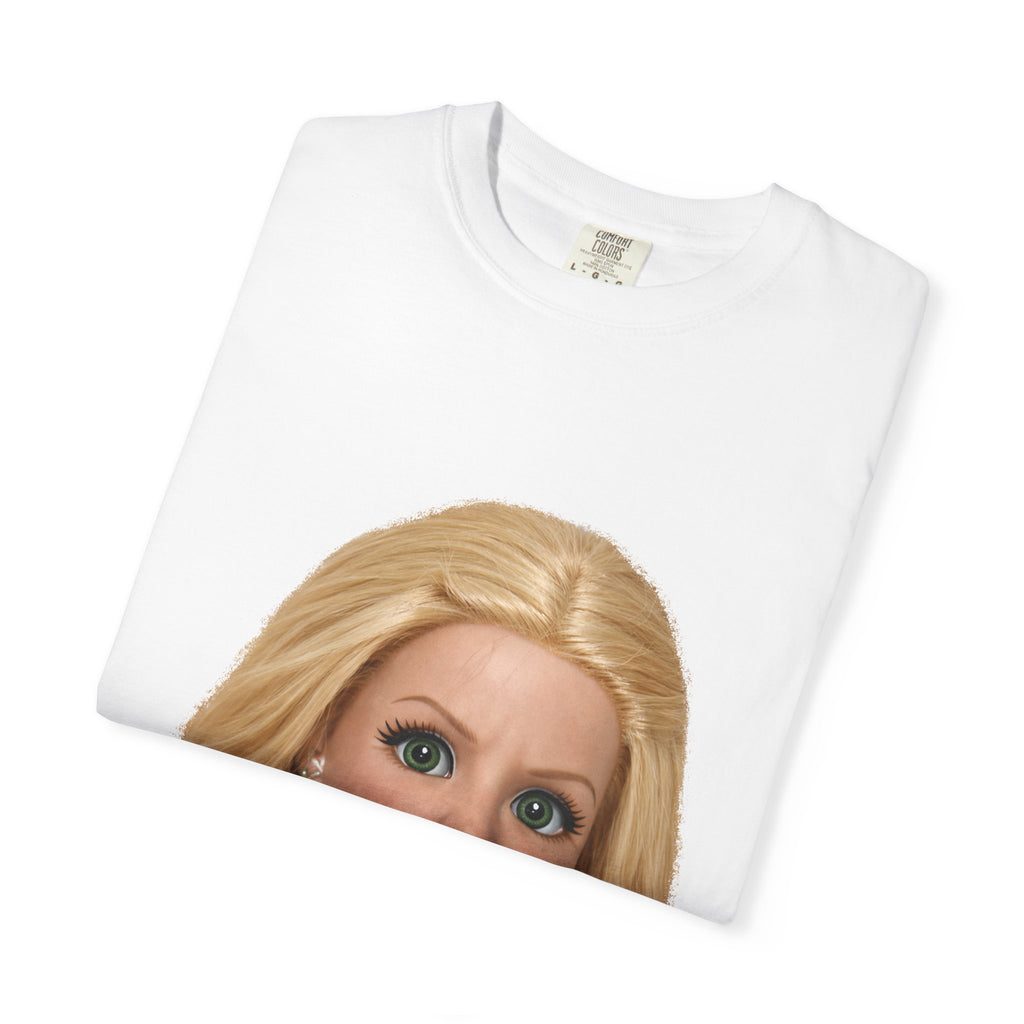 Funny Barbie Face Tee — Sassy Doll Expression Graphic T-Shirt