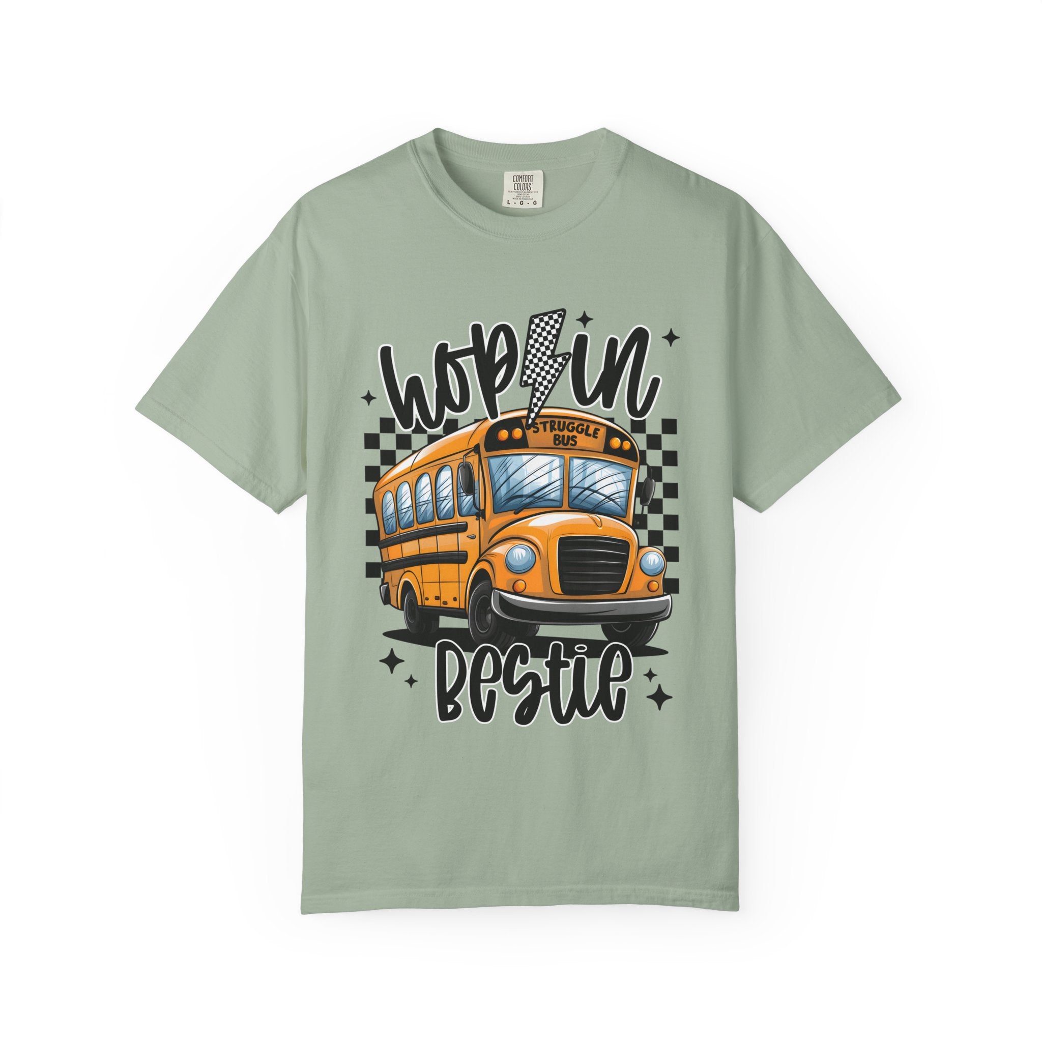 School Bus 'Hop In Bestie' T-Shirt
