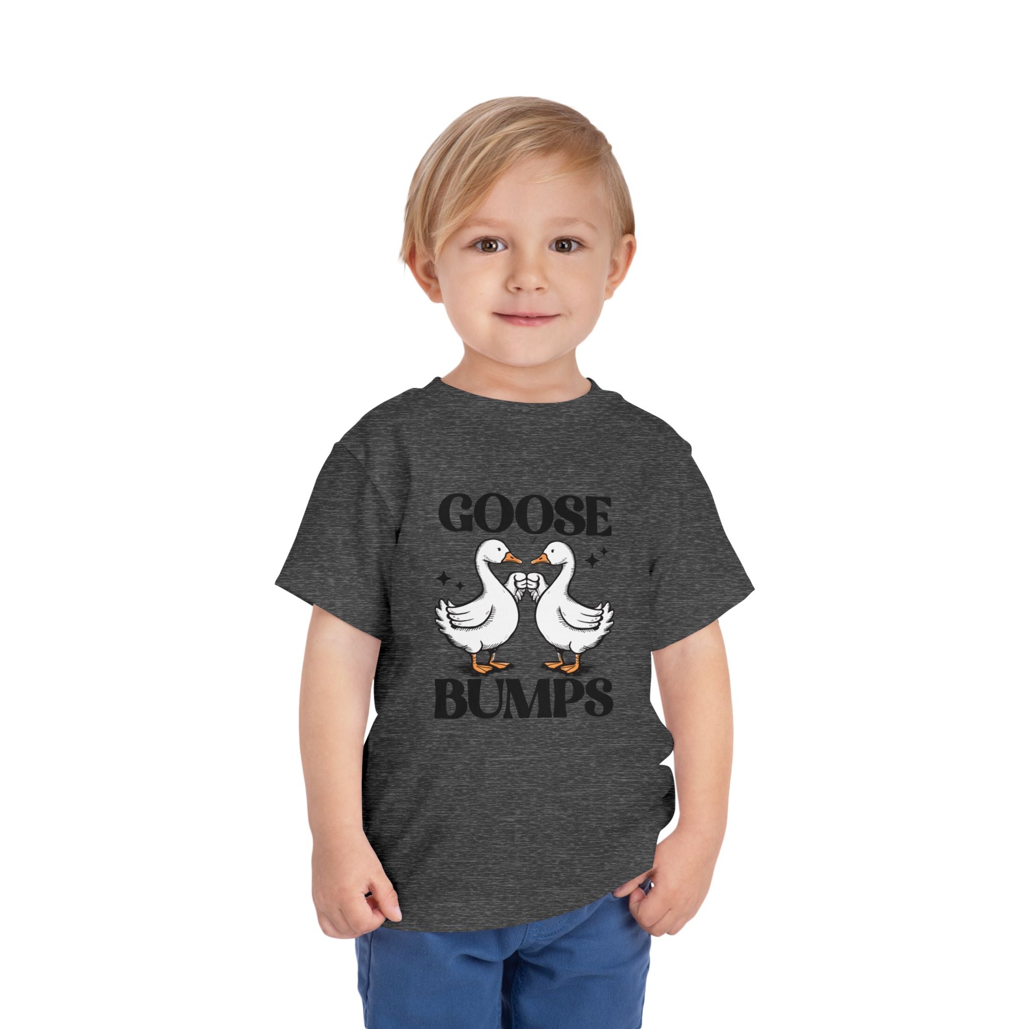 Goose Bumps Toddler Tee — Cute Matching Kids Shirt