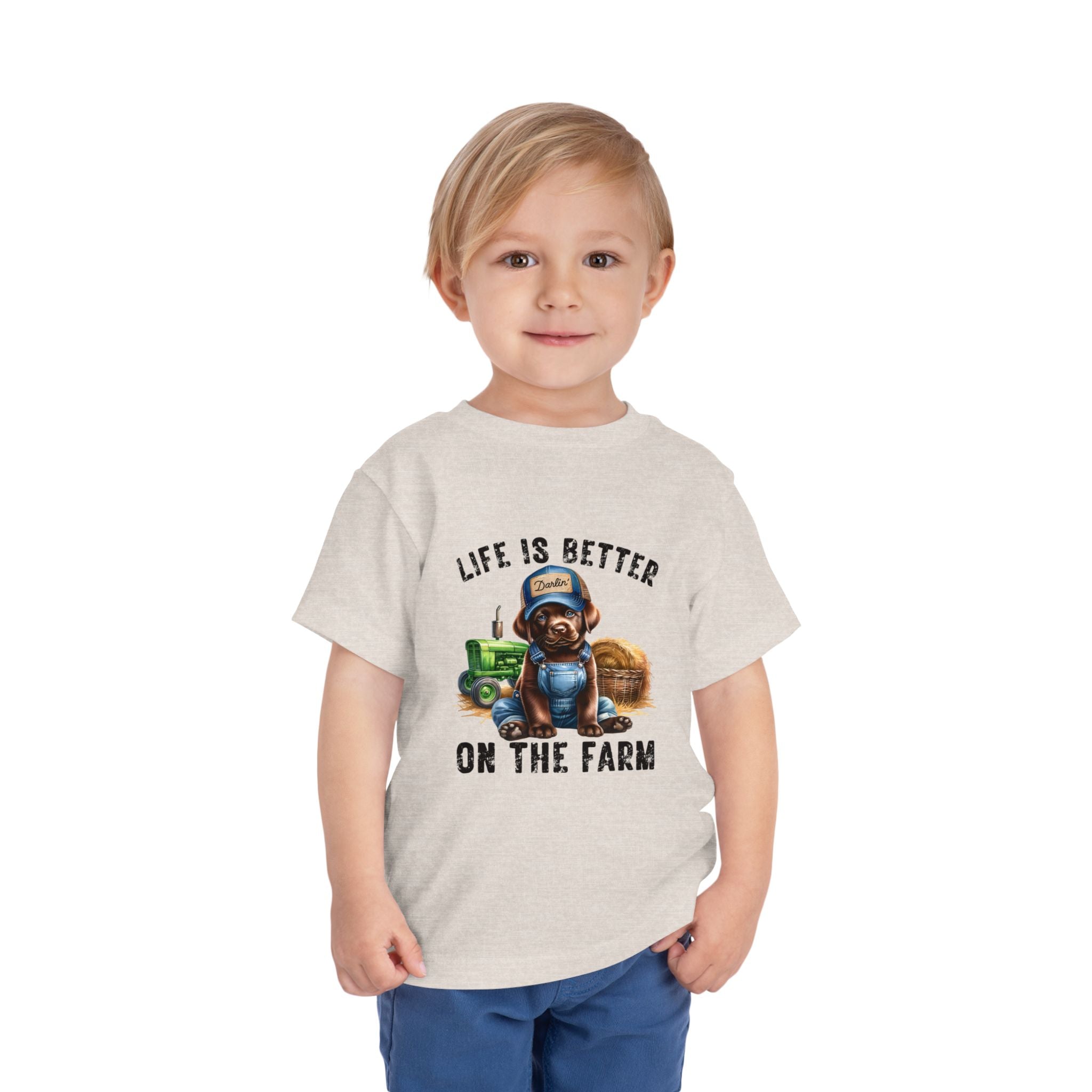 Life Is Better On The Farm Toddler Tee