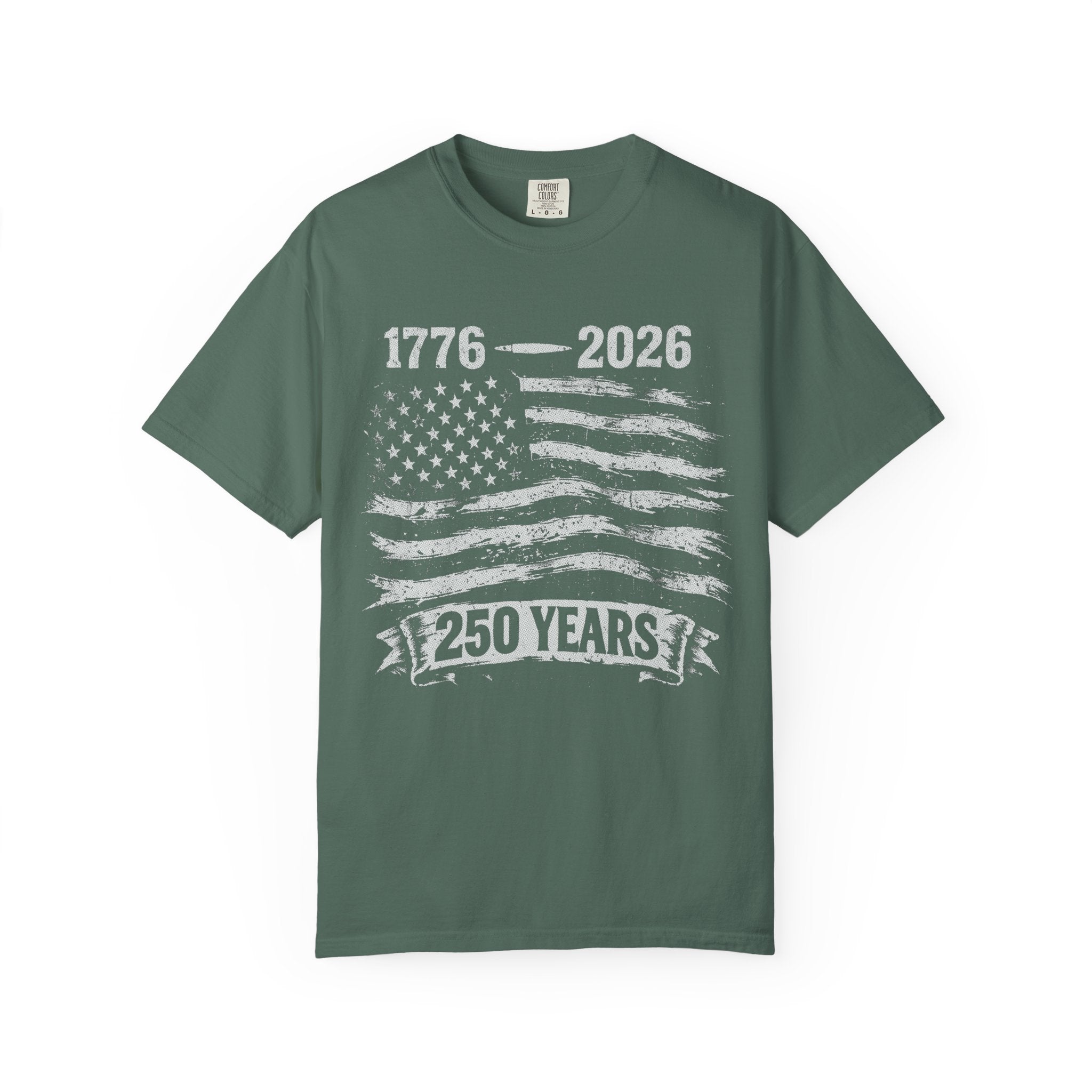 Distressed American Flag T-Shirt — Vintage Patriotic Tee
