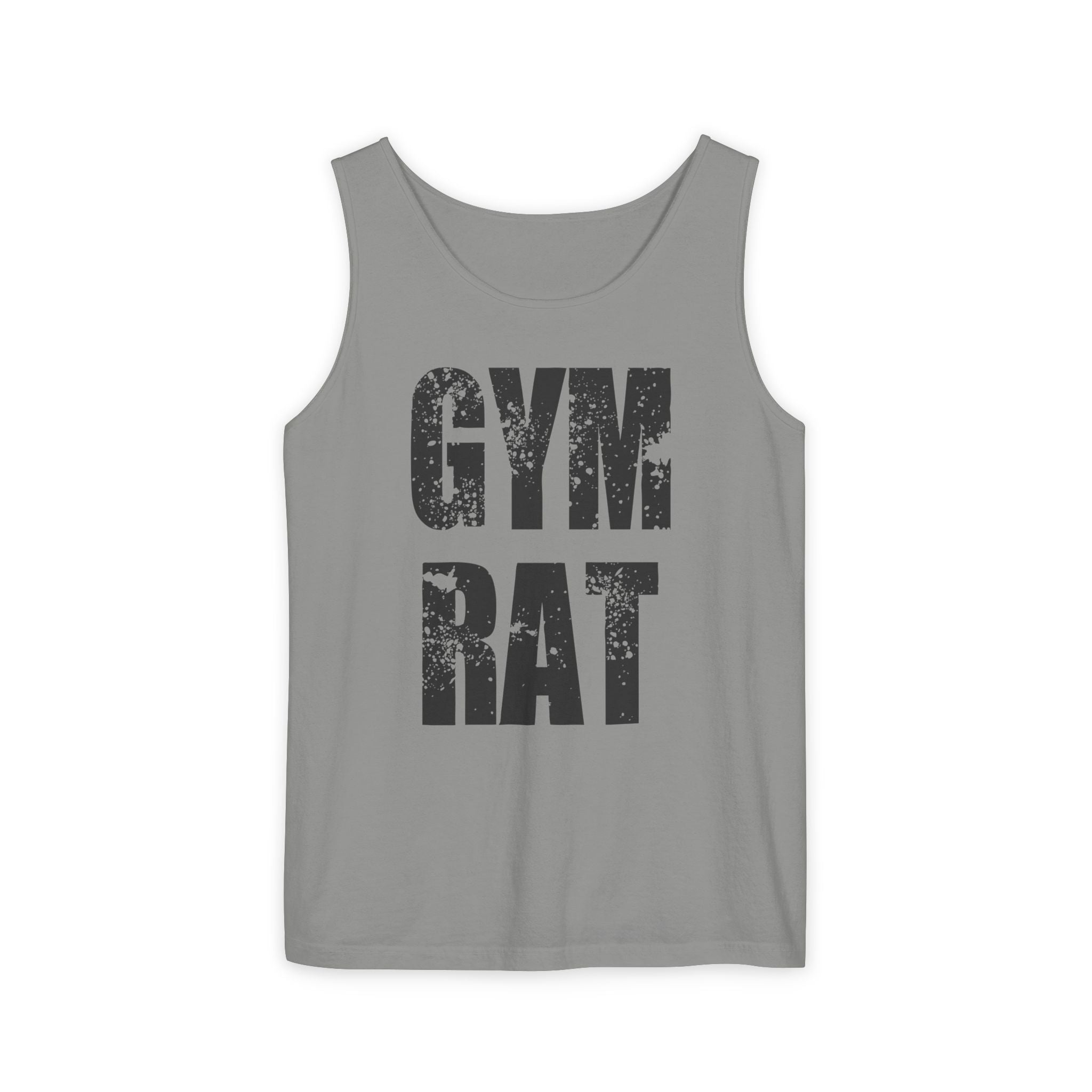 Gym Rat Tank Top — Distressed Fitness Tank for Gym Lovers